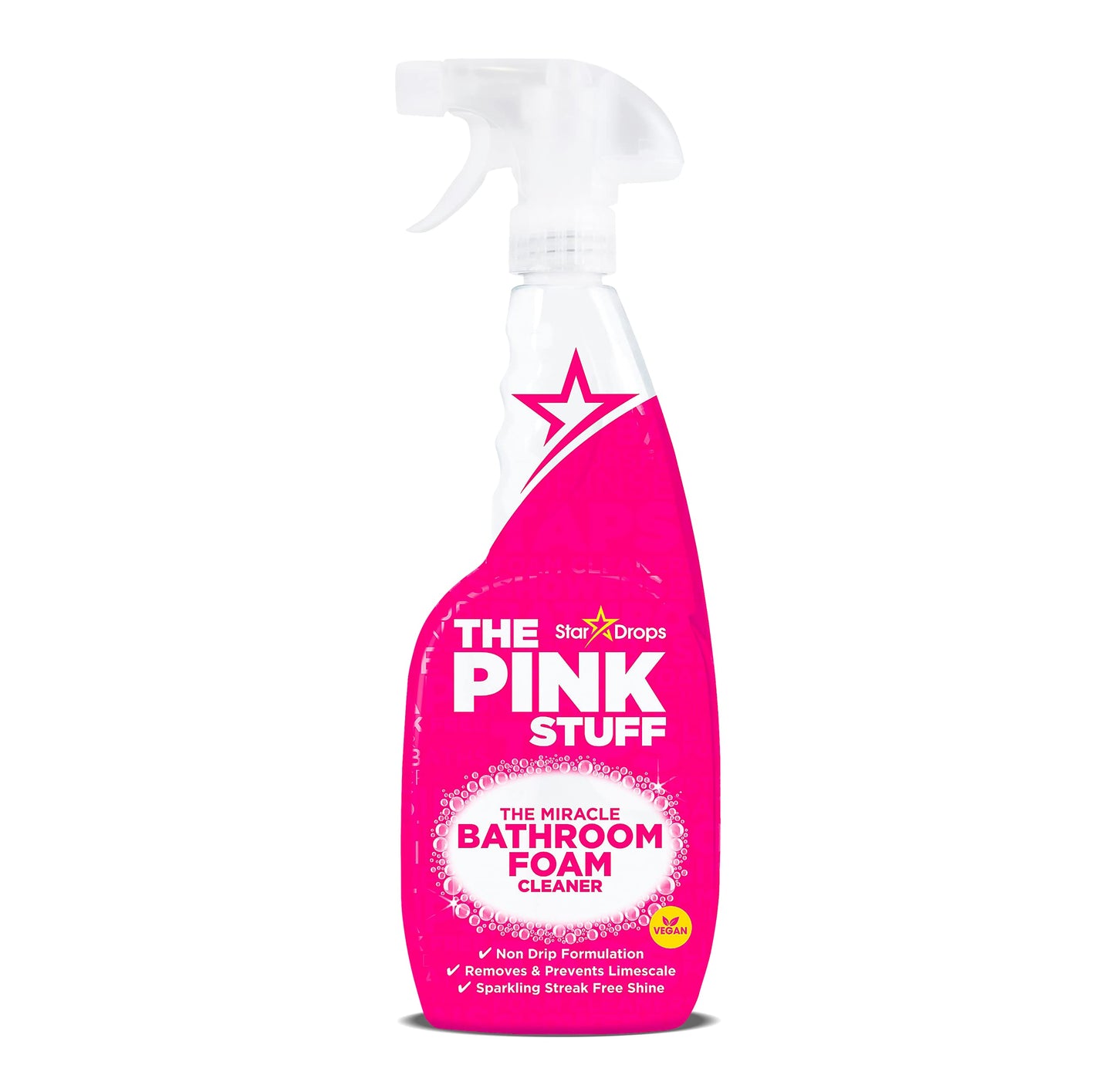 Stardrops - The Pink Stuff - The Miracle Cleaning Paste and Bathroom Foam Cleaner Bundle (1 Cleaning Paste, 1 Bathroom Foam Cleaner)