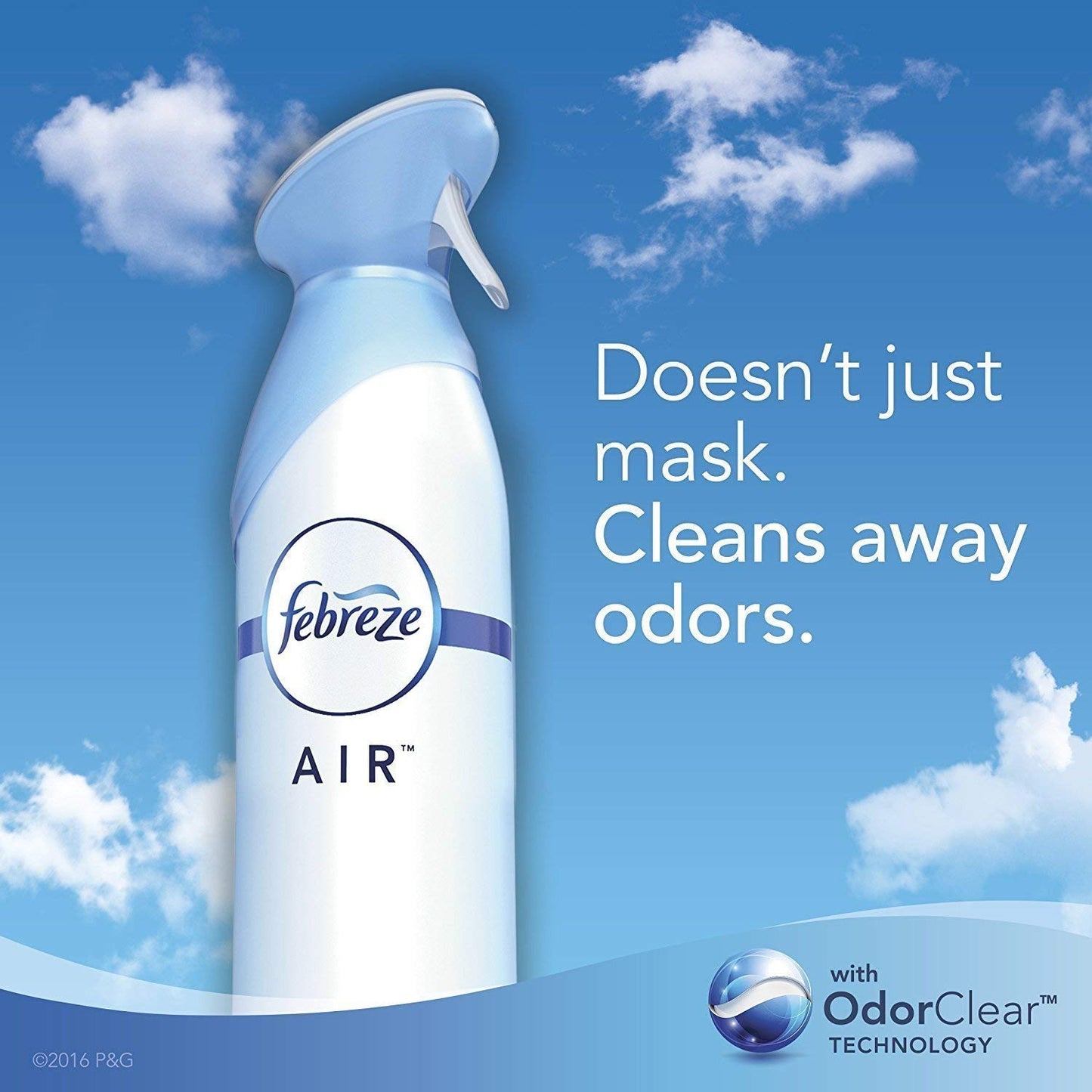 Febreze Air - Air Freshener Spray - Blood Orange & Spritz - Net Wt. 8.8 OZ (250 g) Per Bottle - Pack of 2 Bottles