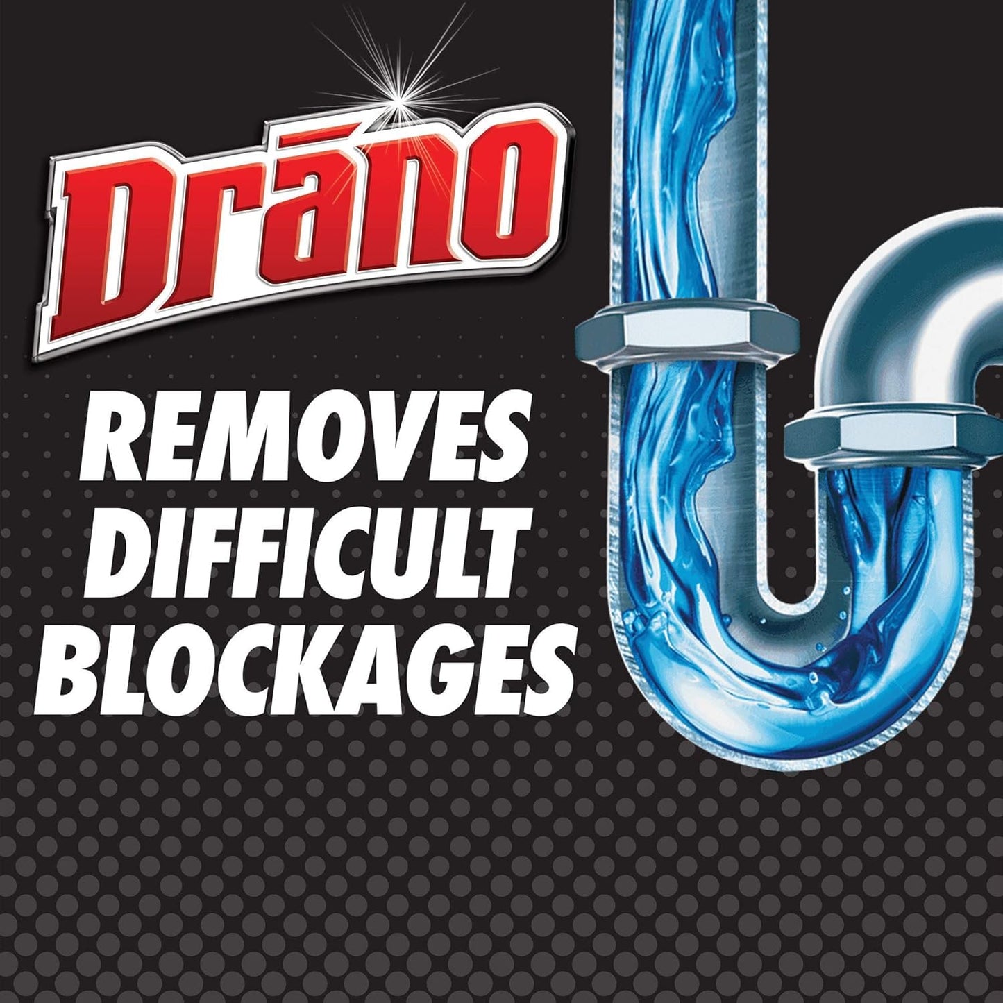 Drano Liquid Drain Clog Remover and Cleaner for Shower or Sink Drains Unclogs and Removes Hair Soap Scum Blockages, Multi, 32 Fl Oz