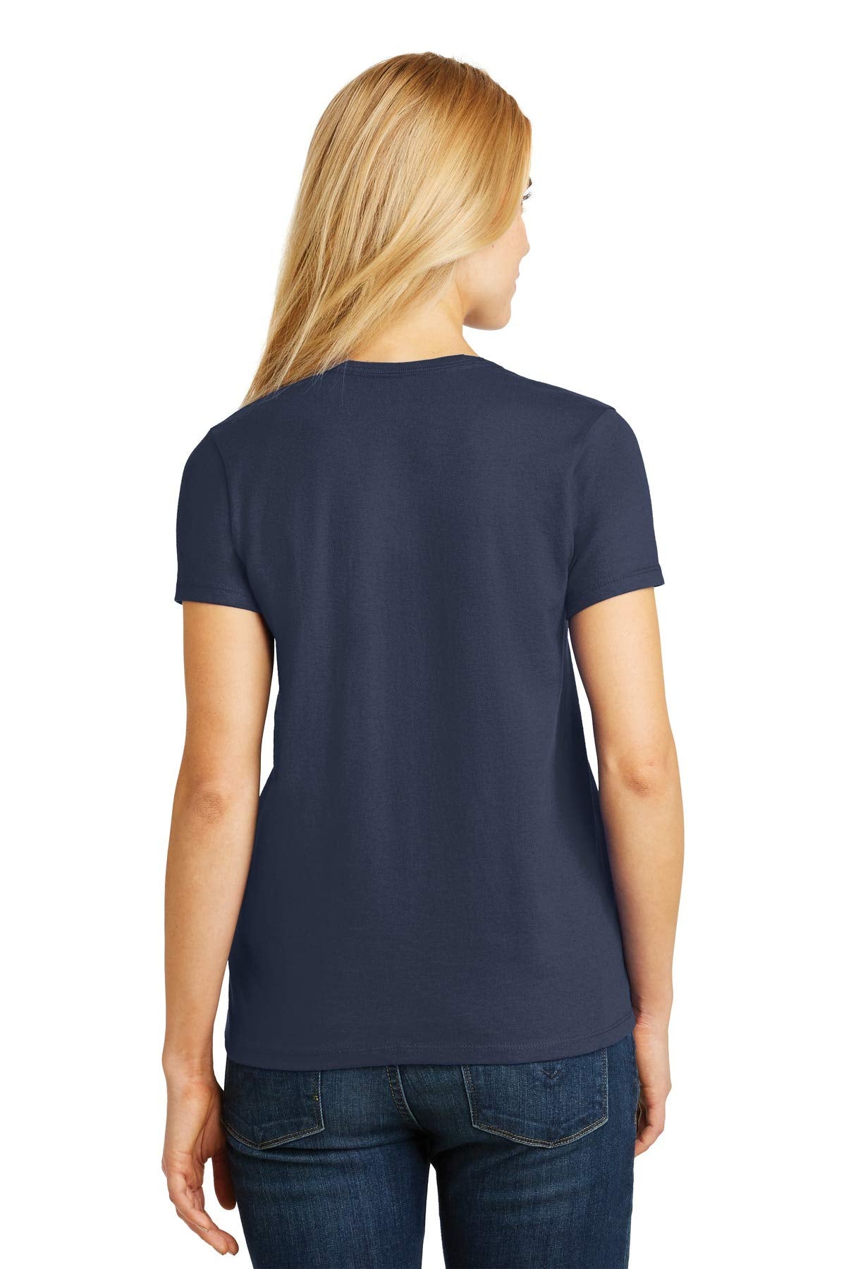 Hanes Relaxed Fit Women's ComfortSoft V-Neck T-Shirt Navy