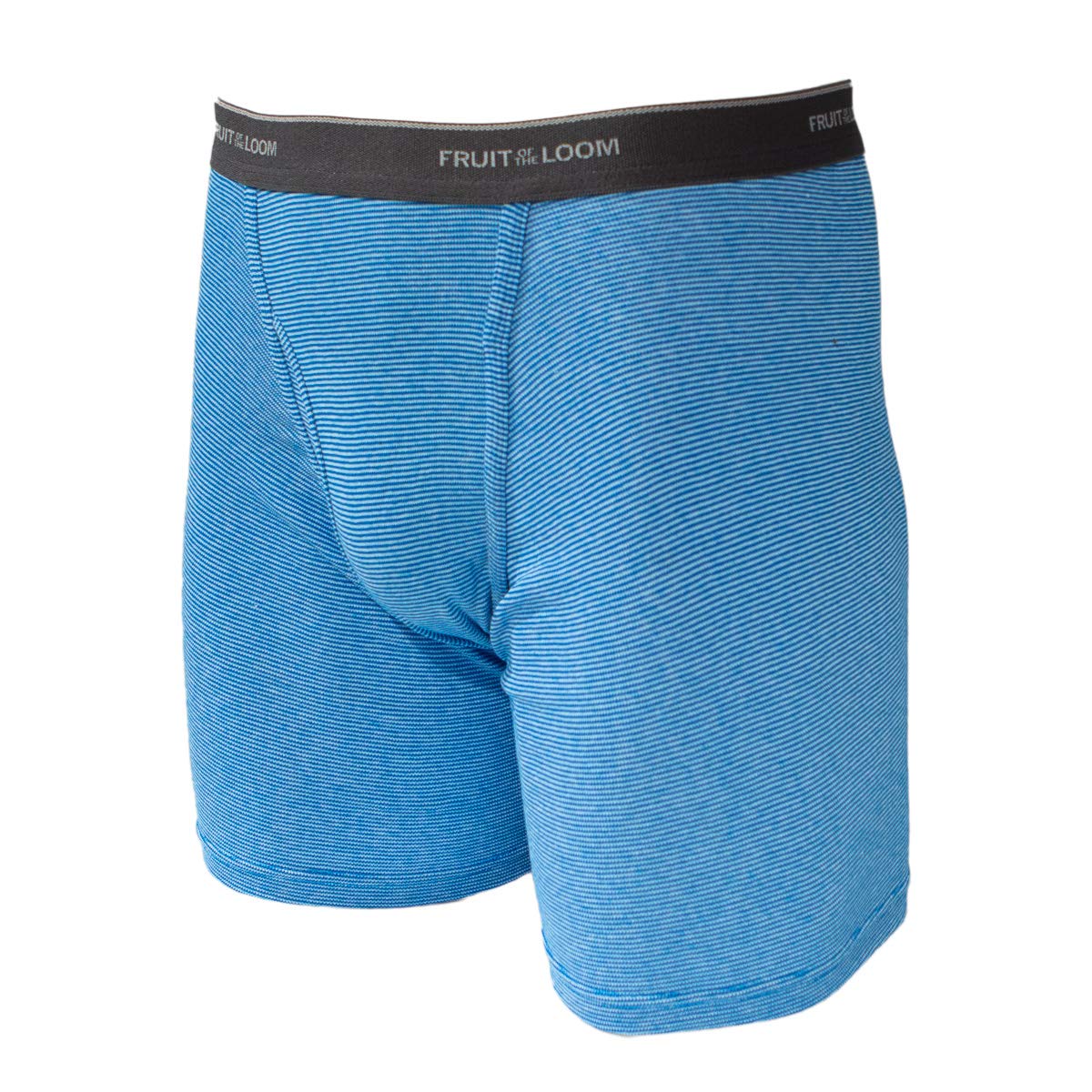 Fruit of the Loom, 12 Pack Random, Mens Underwear, Size Medium, Cotton Underwear, Boxer Briefs with Fly, Tag Free