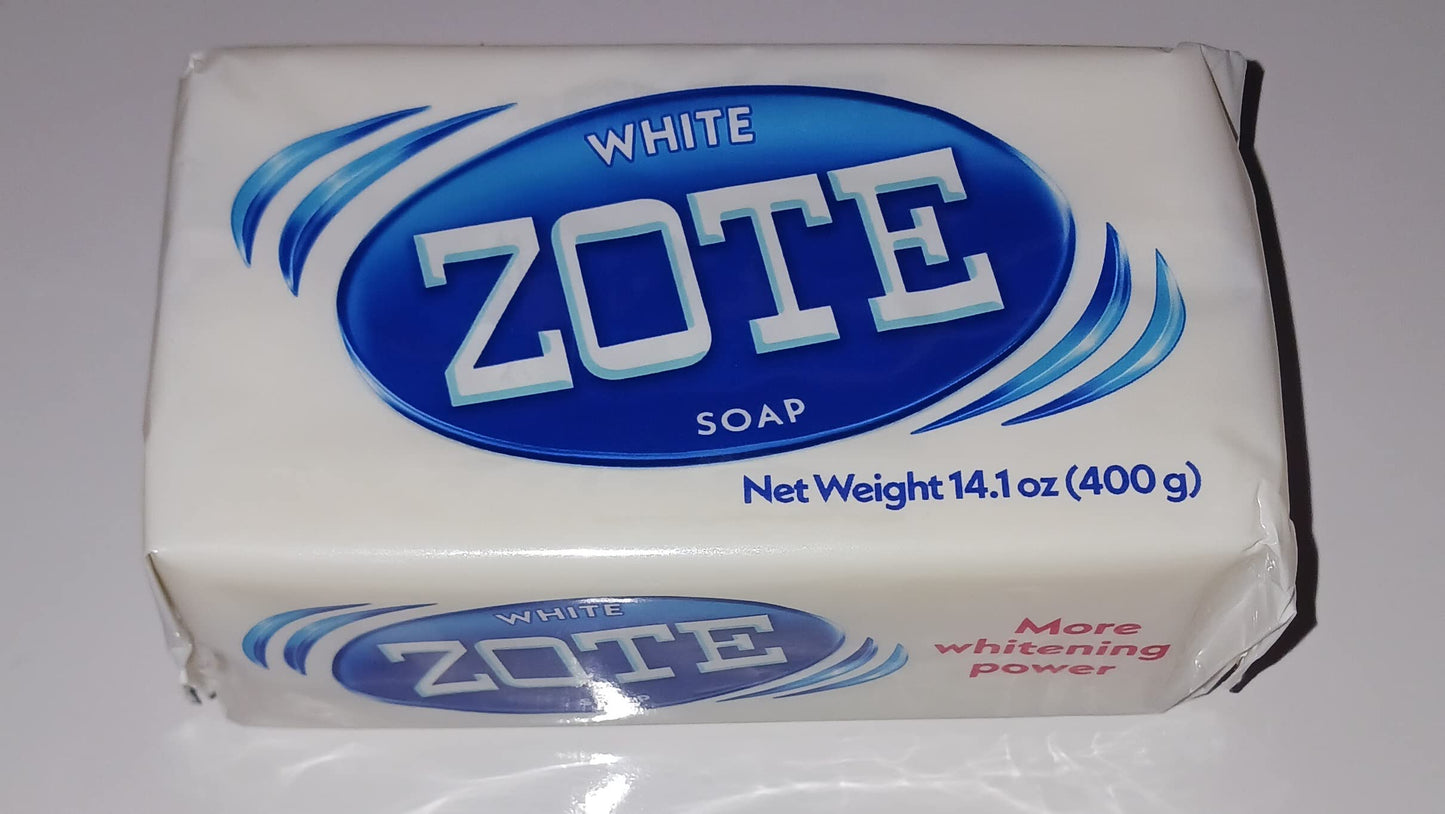 Zote Laundry Bar Soap Variety Pack - White and Pink - 2 Bars