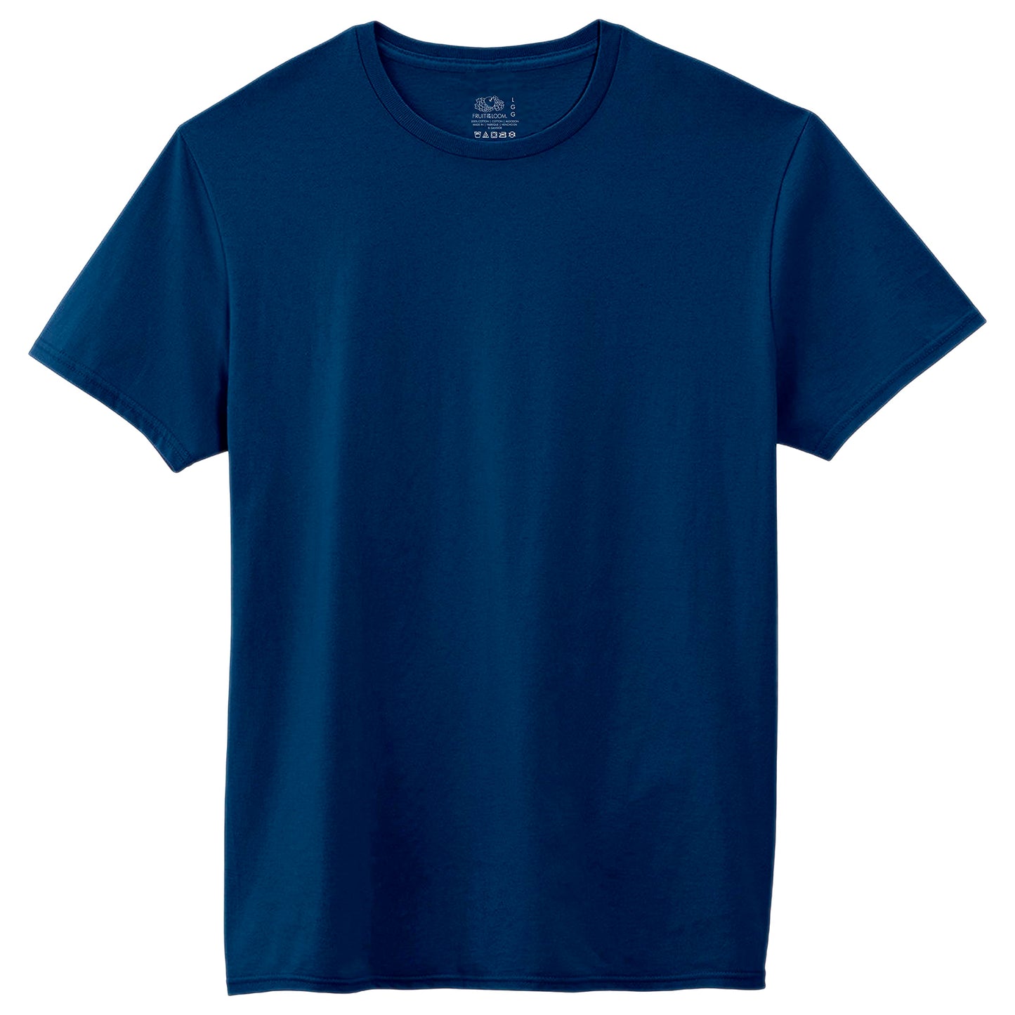 Fruit of the Loom 5 oz. 100% Heavy Cotton HD T-Shirt (3931), Navy, 2XL