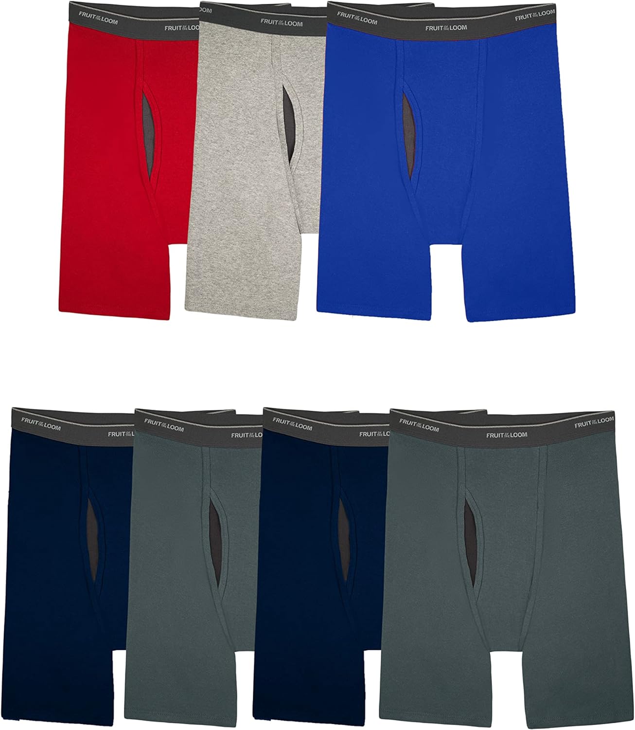 Fruit of the Loom Men's Coolzone Boxer Briefs Assorted Colors 7 Pack