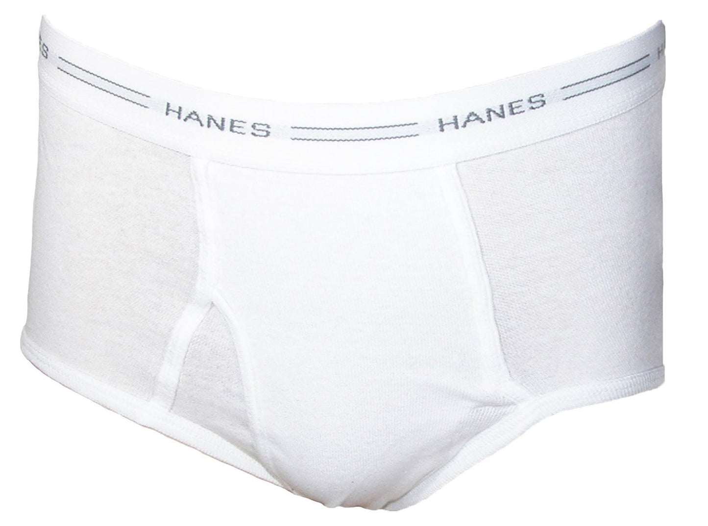 Hanes Men's Cotton White Briefs with Comfort Flex Waistband (Pack of 6), XL 40-42, White