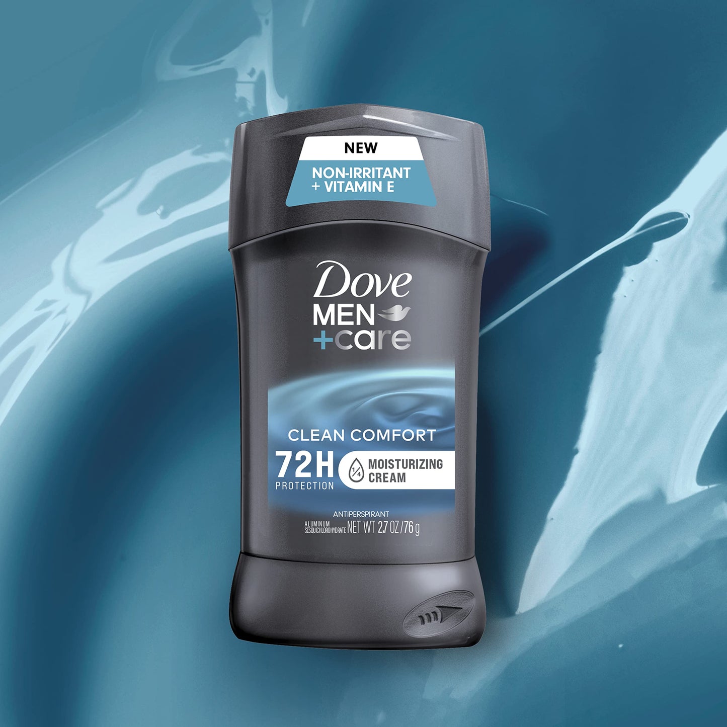 DOVE MEN + CARE Antiperspirant Deodorant Stick Clean Comfort Twin Pack 72-Hour Sweat & Odor Protection Antiperspirant for Men With 1/4 Moisturizing Cream 2.7 oz