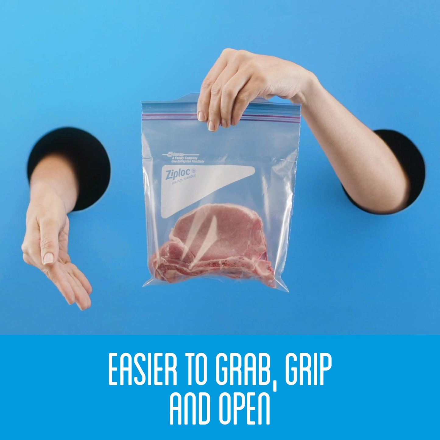 Ziploc Freezer Bags with New Grip 'n Seal Technology, Quart, 38 Count, Pack of 3 (114 Total Bags)