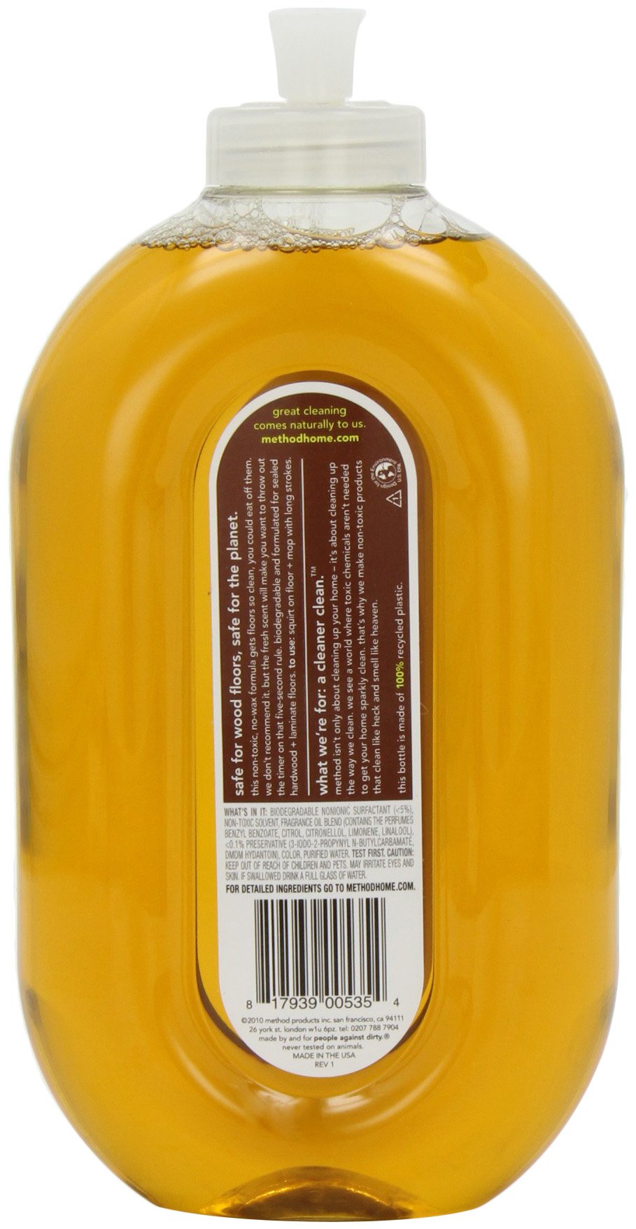 Method Wood for Good Floor Cleaner Almond 739 ml