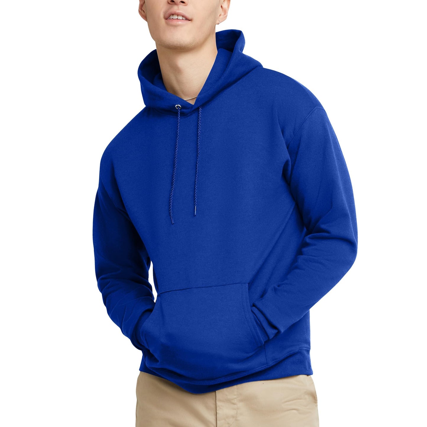 Hanes mens Pullover Ecosmart Hooded Sweatshirt Hoody, Deep Red, 4X-Large US