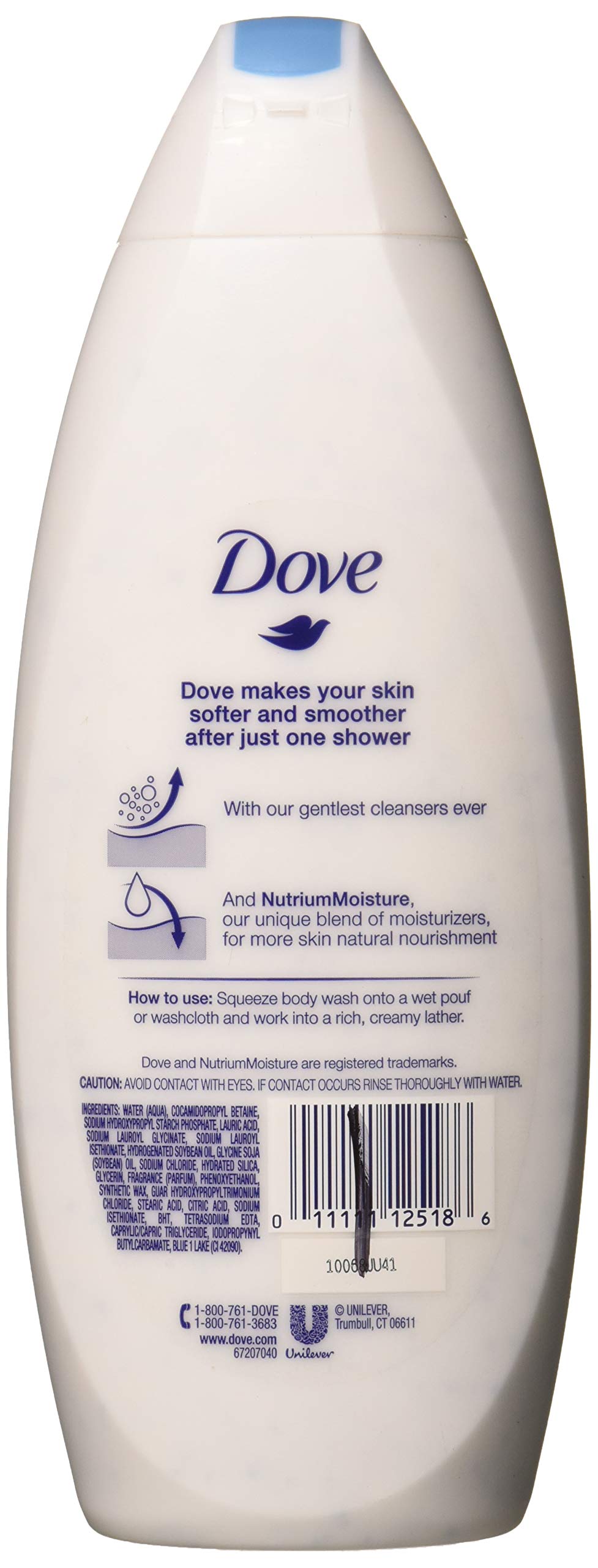 Dove Body Wash 22 oz Gentle Exfoliating (3 Pack)