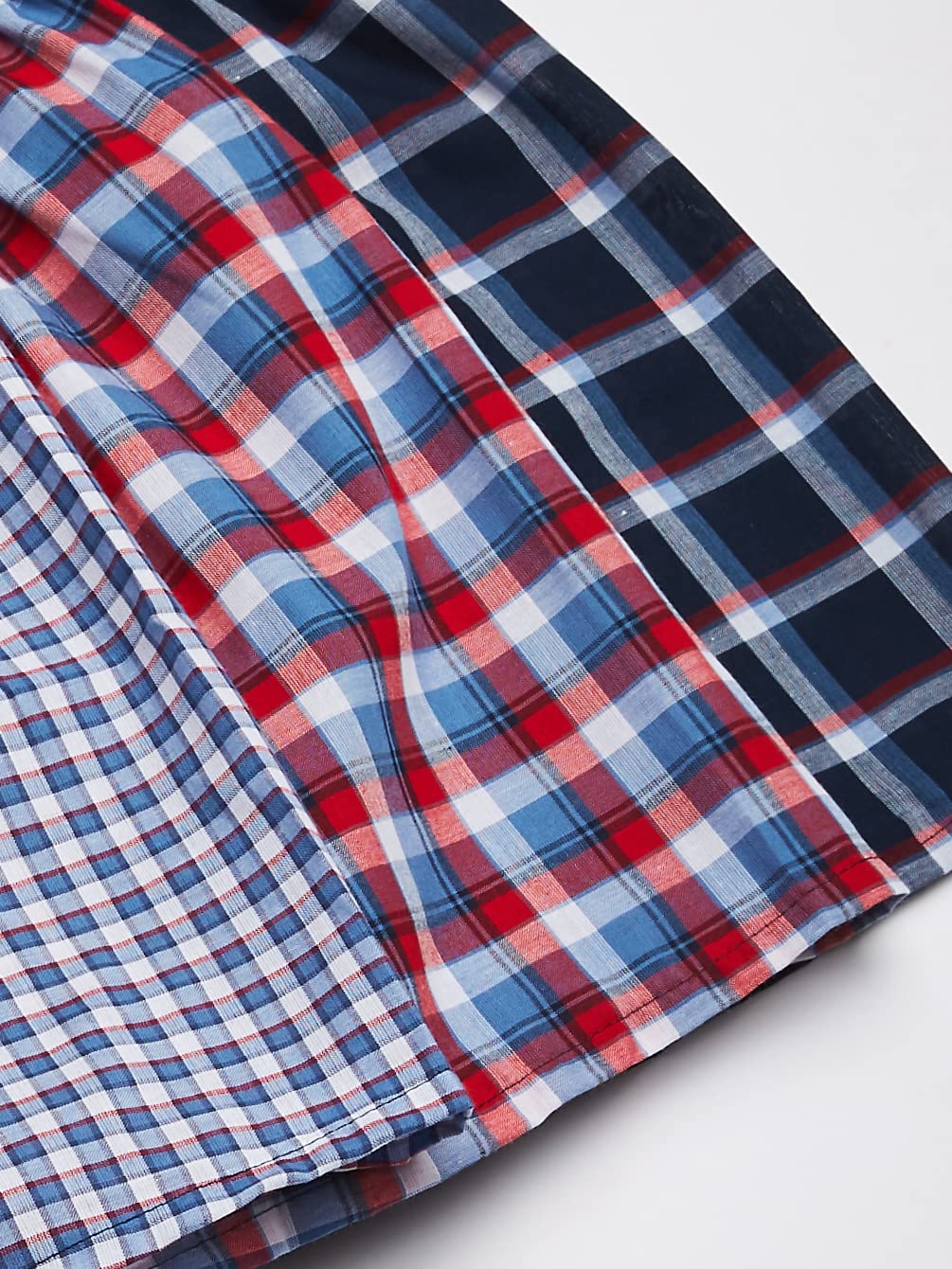 Hanes Big Boys' Ultimate Comfortsoft Plaid Boxers (3 Pack), Assorted, S
