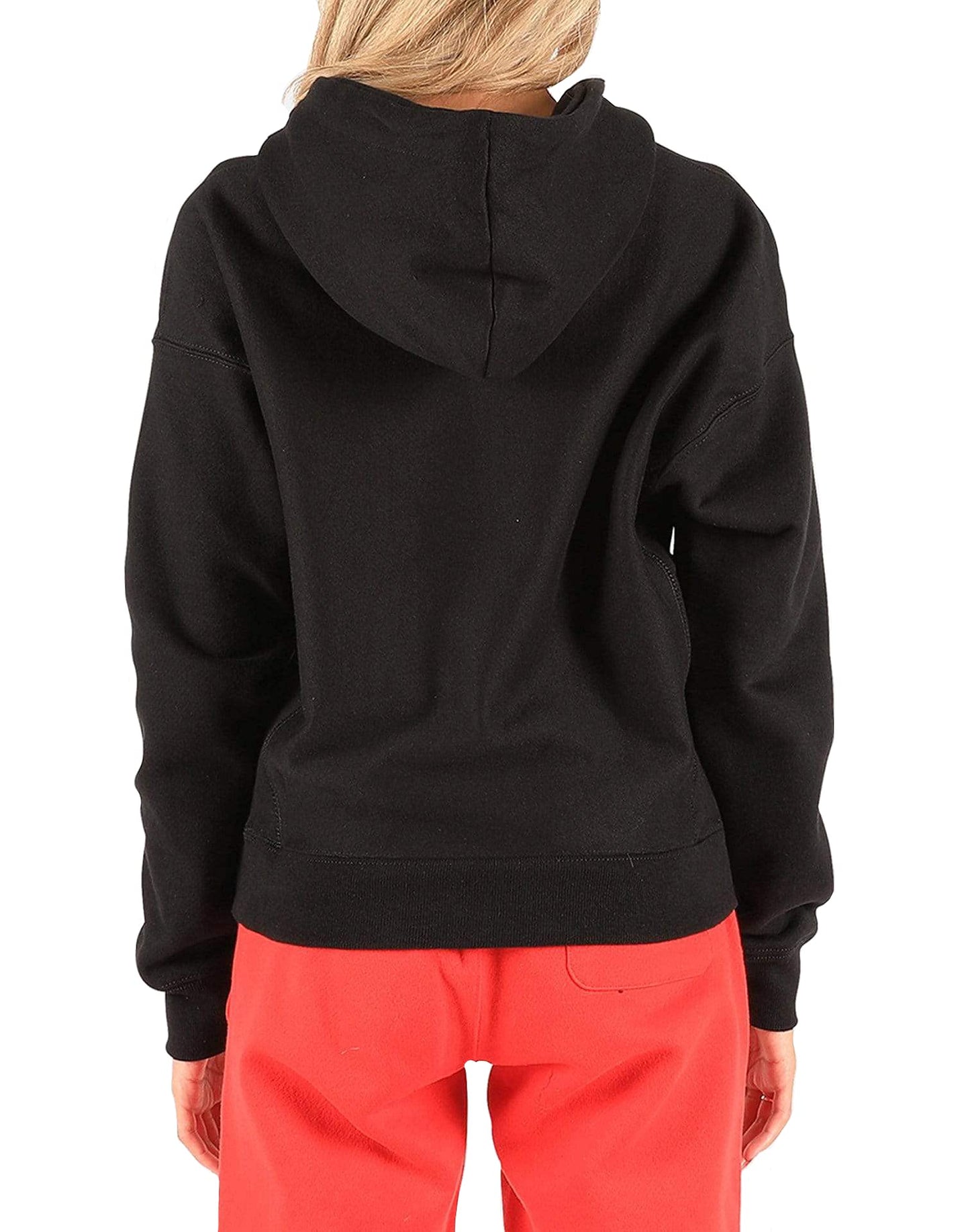 Champion Women's Reverse Weave Hoodie, Left Chest C, Active Blue-Y06145, Medium