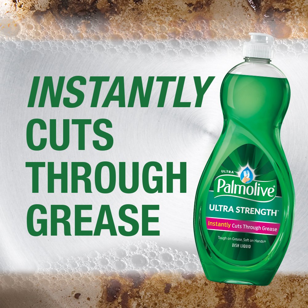 Palmolive Dish Liquid, Ultra Strength Original, 20 Ounce (Pack of 9), Green (04268CT)