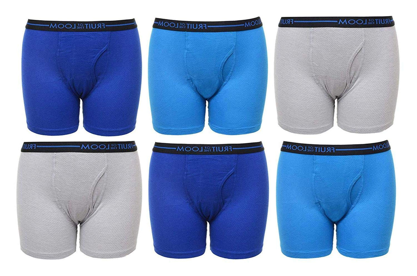 6 Pack of Fruit of the Loom Breathable Boxer Brief