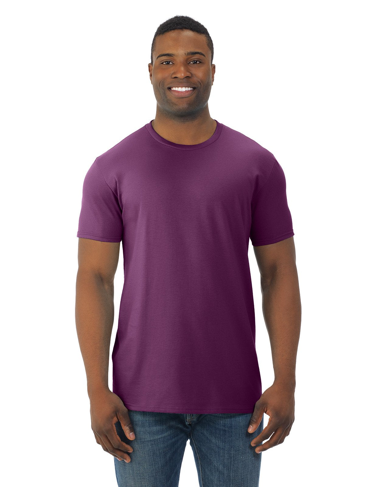 Fruit of the Loom Men's Crew T-Shirt (4 Pack), Royal, XXX-Large