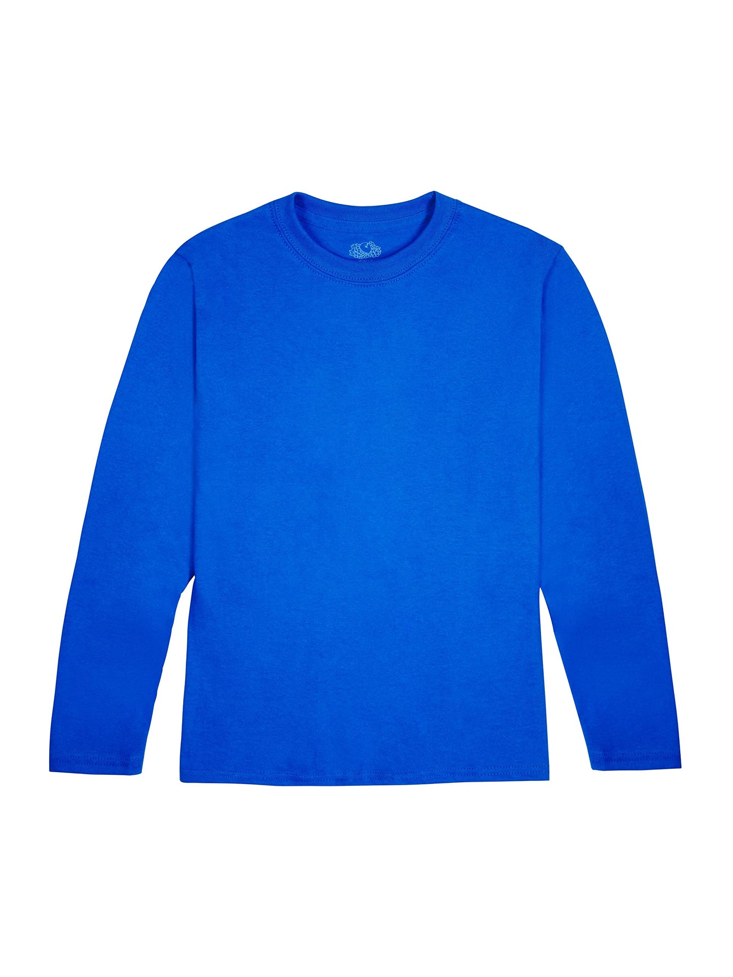 Fruit of the Loom boys- Solid Multi-color Soft Long Sleeve T-shirts, 2 Pack T Shirt, Charcoal Heather Royal, XX-Large US