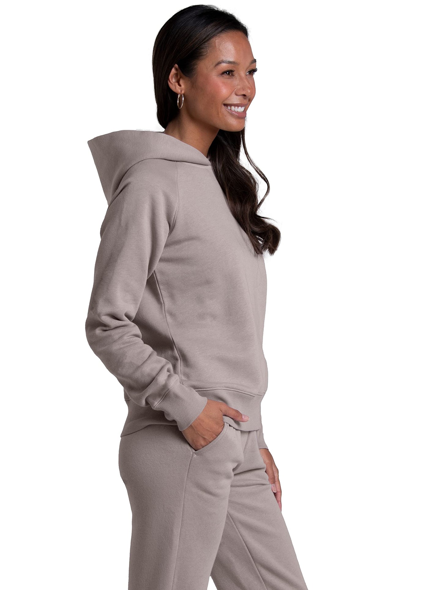 Fruit of the Loom Women's Crafted Comfort Sweatshirts, Pants, & Tri-Blend Tees, Walnut Heather