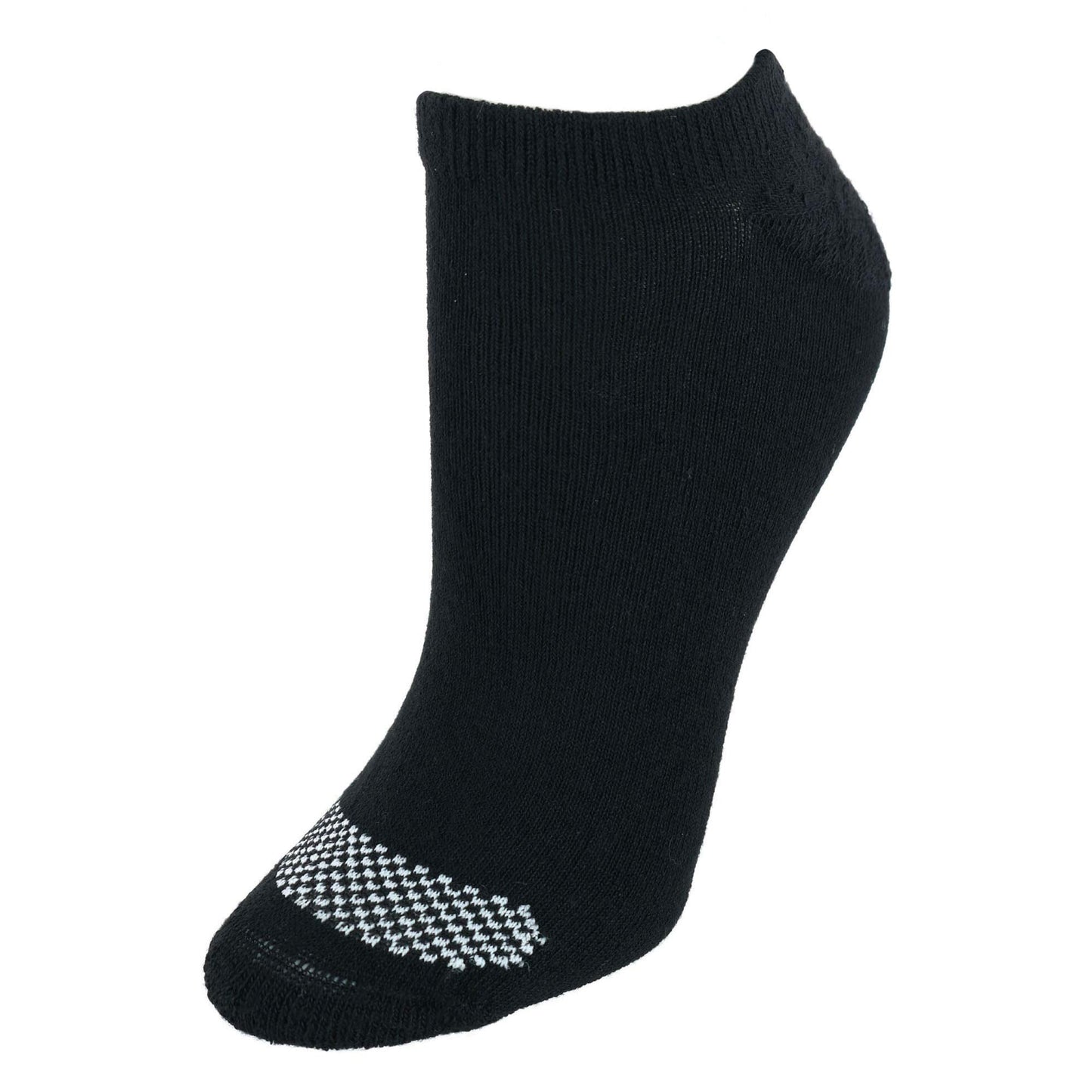 Hanes womens Plush Comfort Toe Seam No Show Socks, 6-pair Pack fashion liner socks, White, Shoe Size 8-12 US