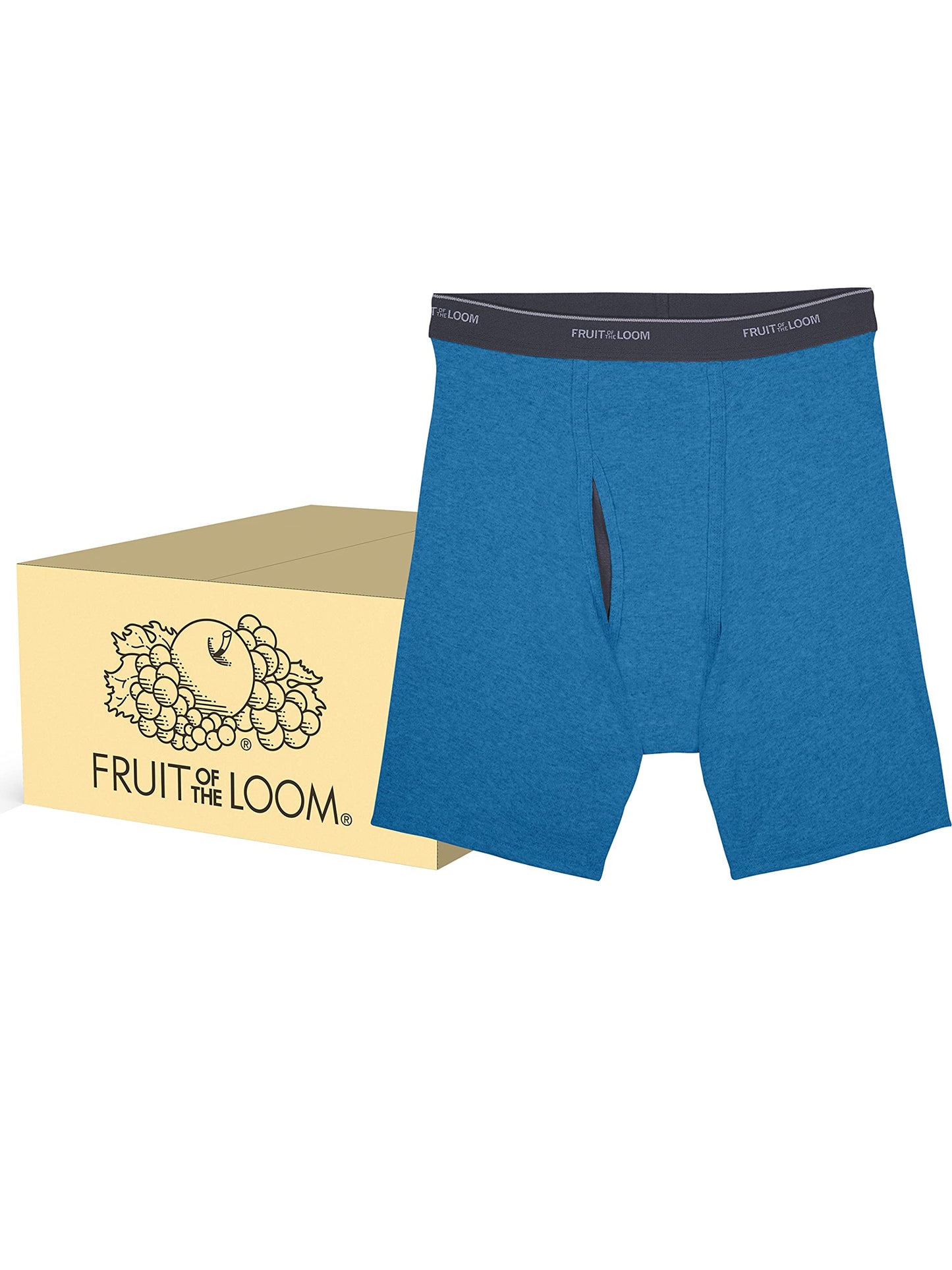 Fruit of the Loom Men's Coolzone Boxer Briefs, Moisture Wicking & Breathable, Multipacks, 144 Pack-Assorted Colors, 3X-Large