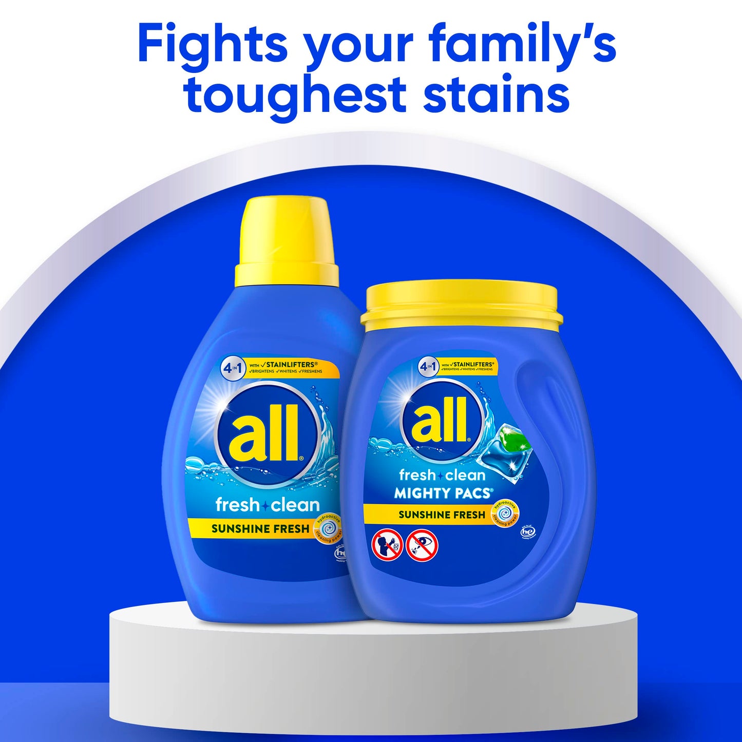 all Laundry Detergent Liquid, Odor Lifter, Tackles Tough Odors For Sporty Families, 88 Ounce, 49 Loads