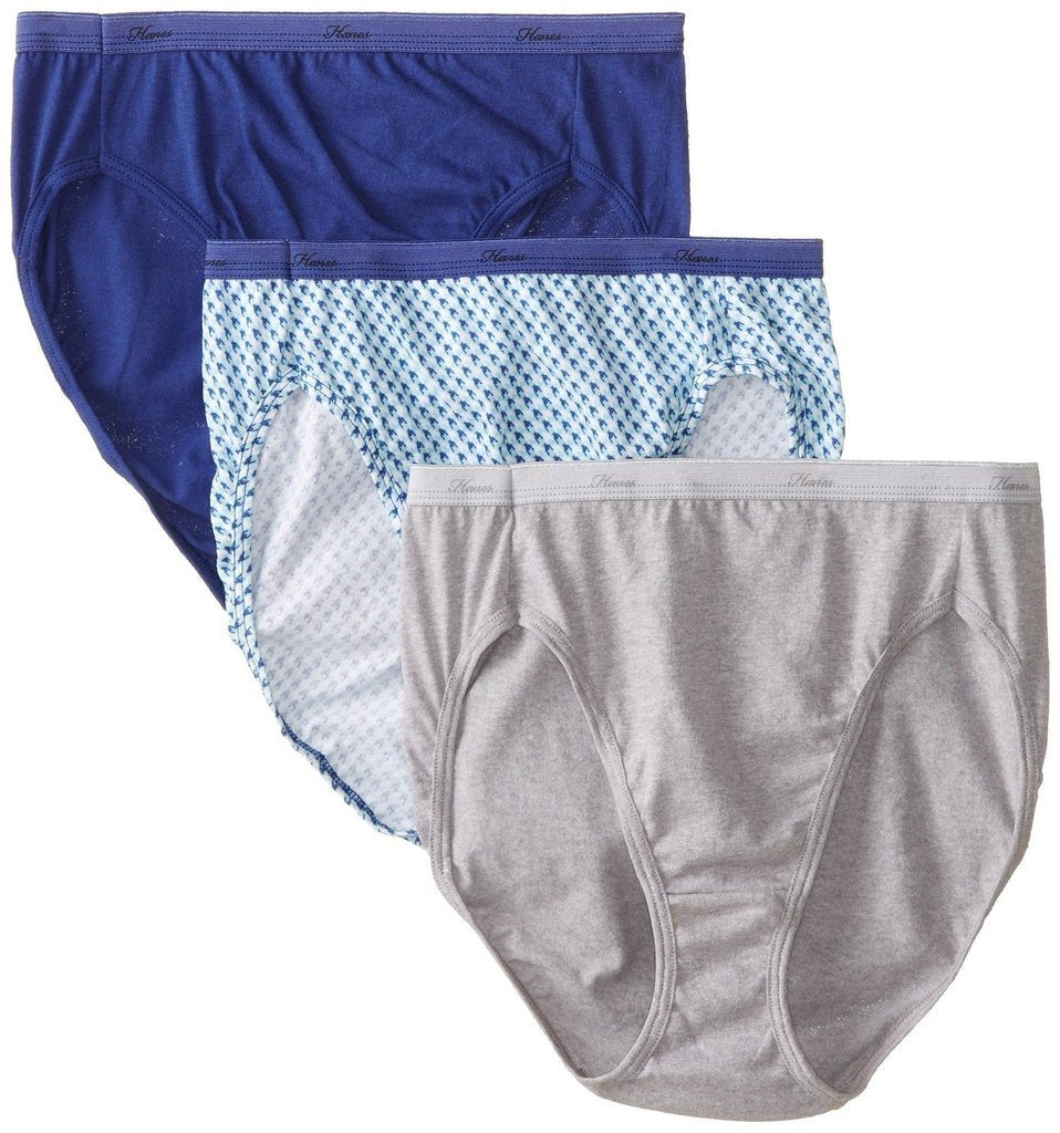 Hanes Classics Assorted Hi-Cut, 9-Assorted