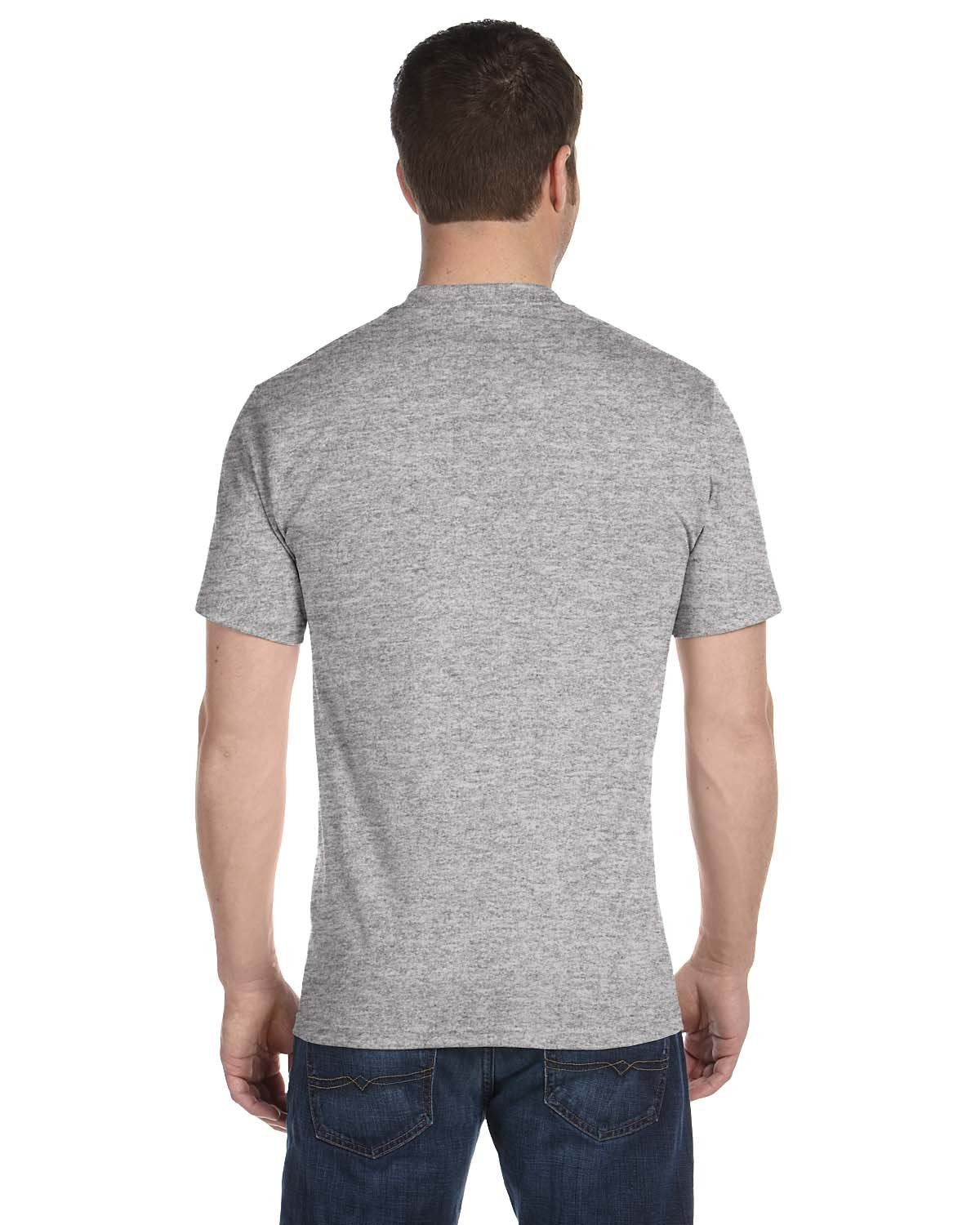 Hanes Men's ComfortSoft T-Shirt (Pack of 4) (Medium, Black and Grey)