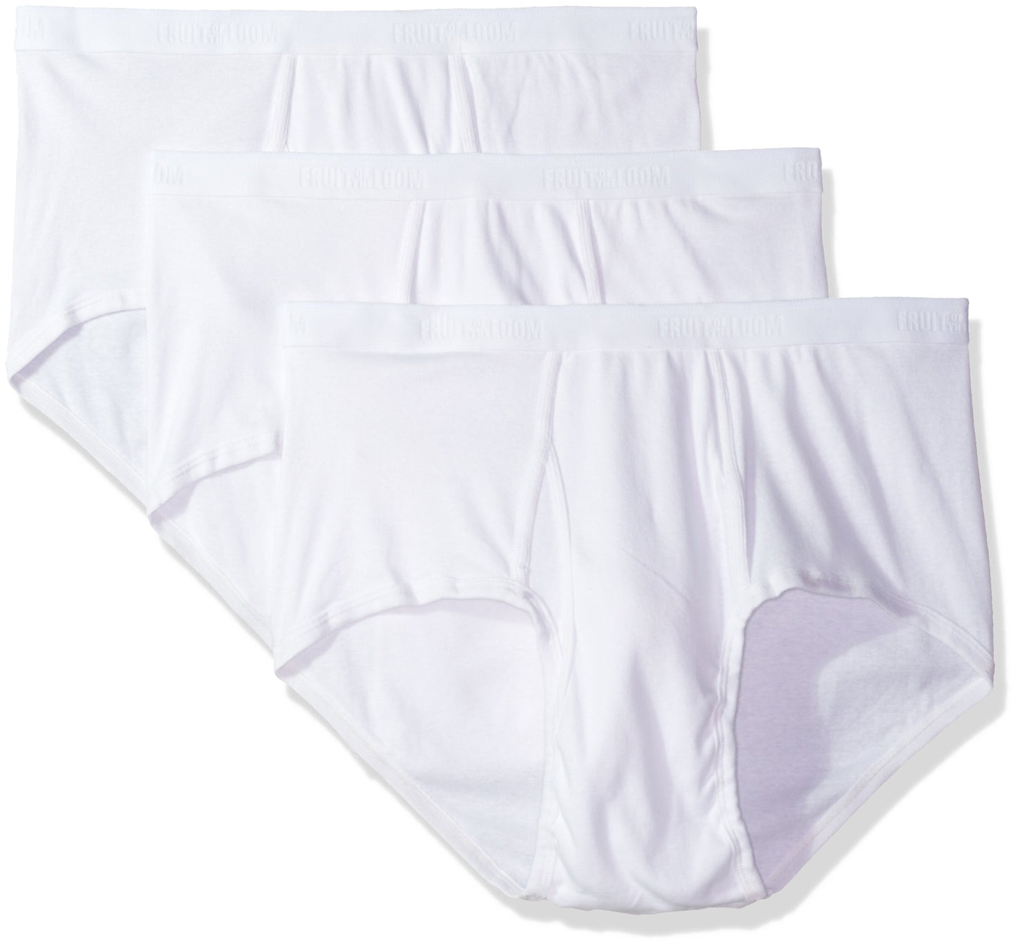 Fruit of the Loom Men's 3-Pack Premium Big Man Brief, assorted, 5X-Large