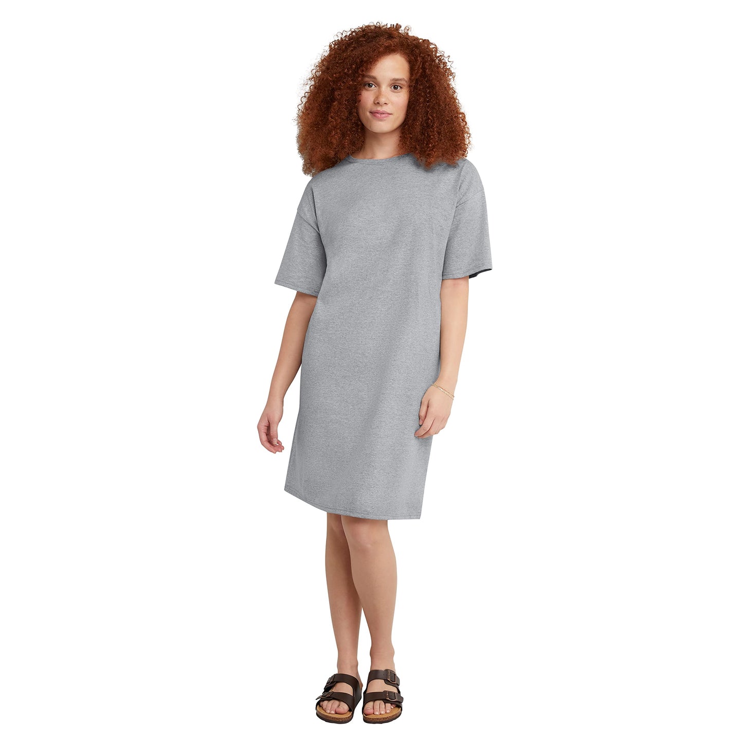 Hanes Women's Wear Around Nightshirt, Denim Blue, One Size
