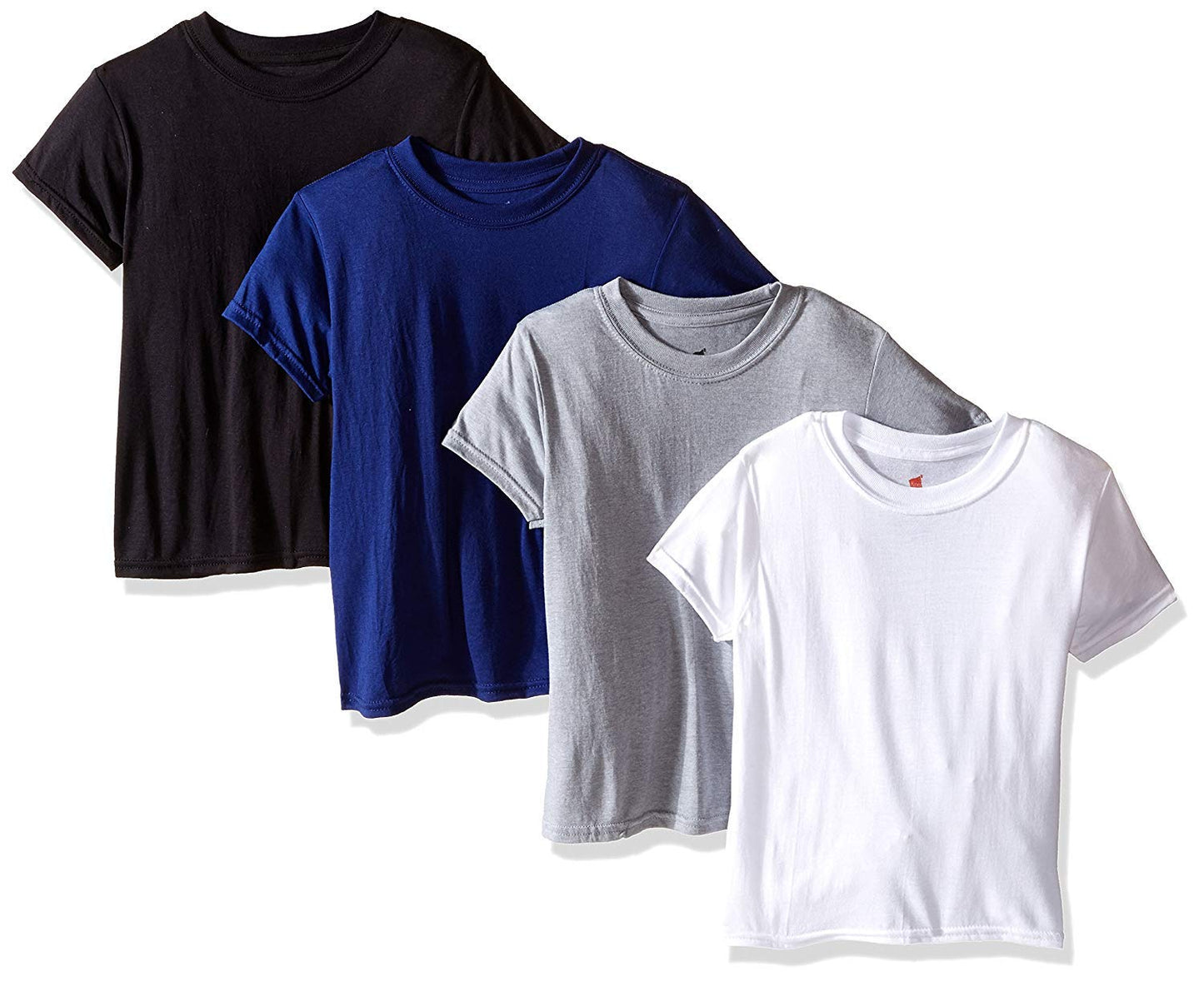 Hanes Big Boys 4-Pack X-Temp Crew (Medium(10-12), Assorted)