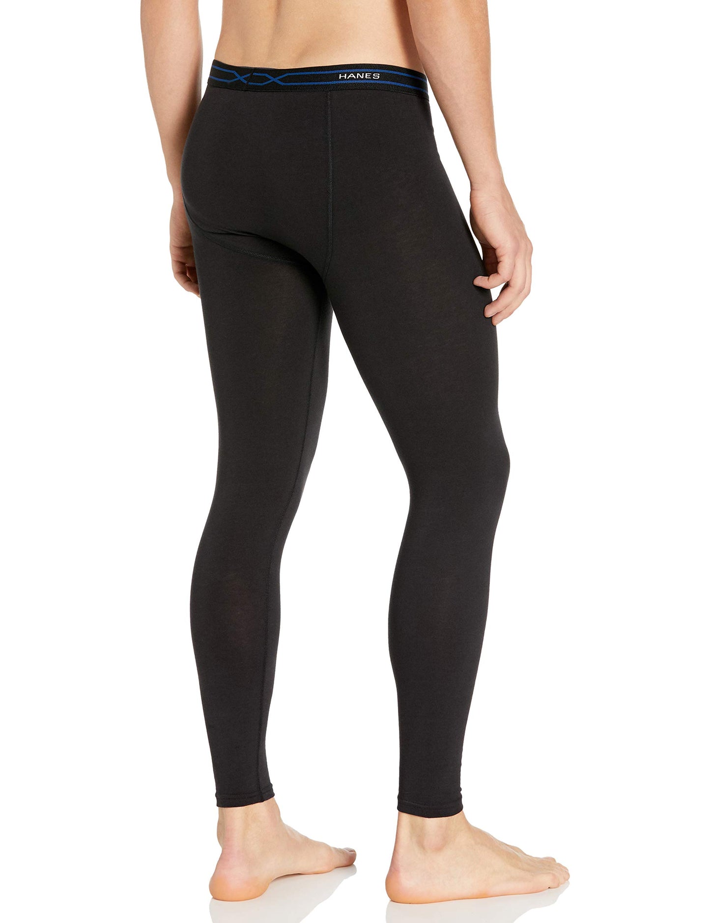 Hanes Men's Thermal Pant, Black, XX-Large