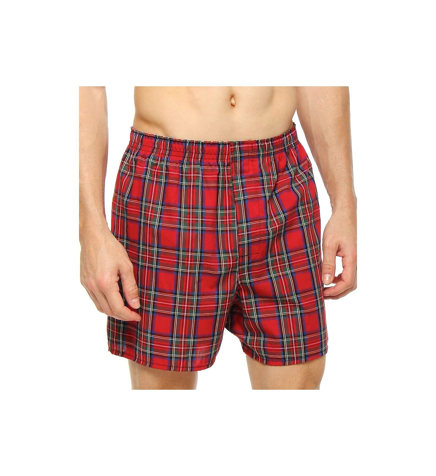 Hanes Ultimate Men's Big Tartan Boxers-Multiple Packs and Colors, Assorted-6 Pack, X-Large
