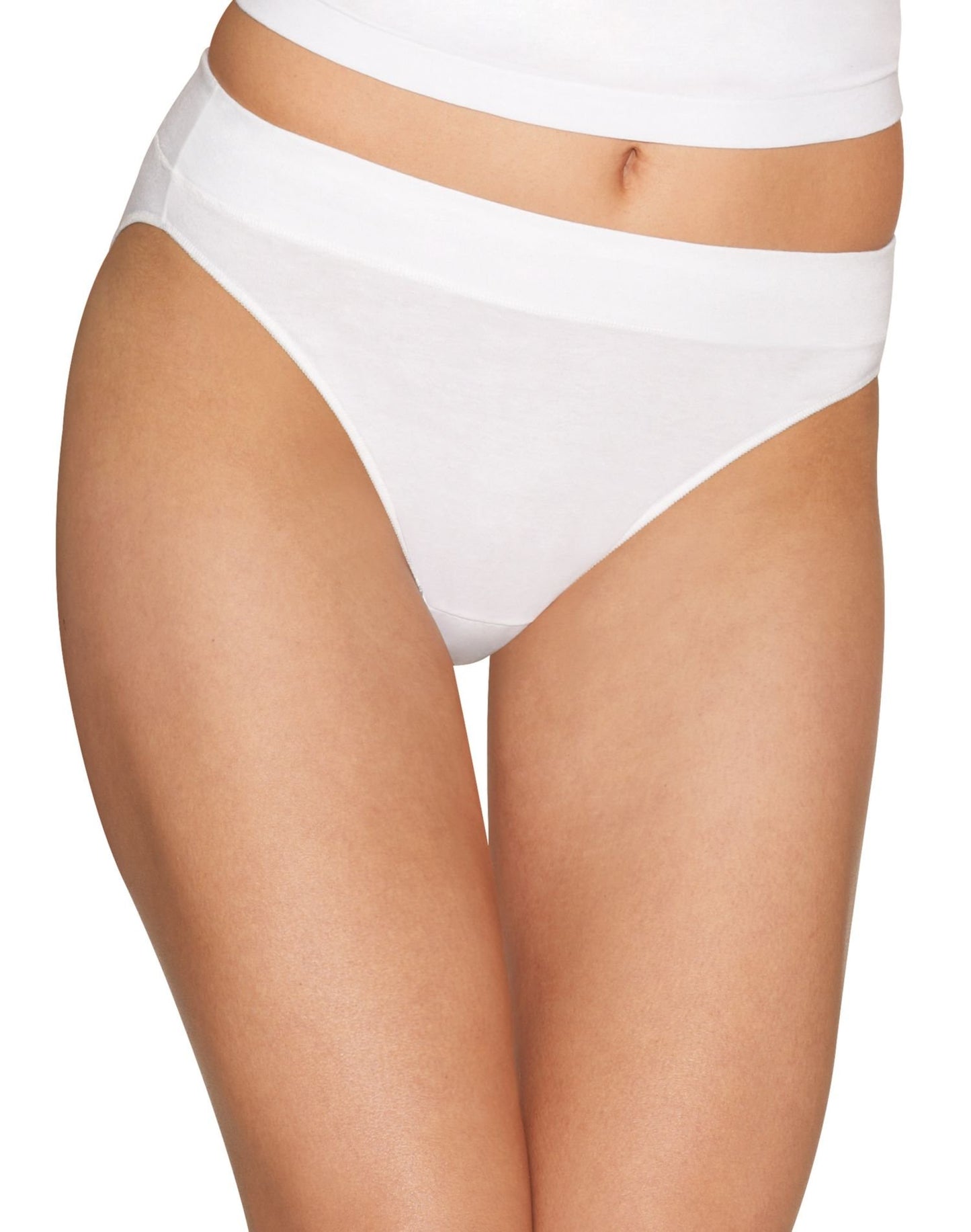 Hanes Women's 3 Pack Constant Comfort X-Temp Hi-Cut Panty, Assorted, 9