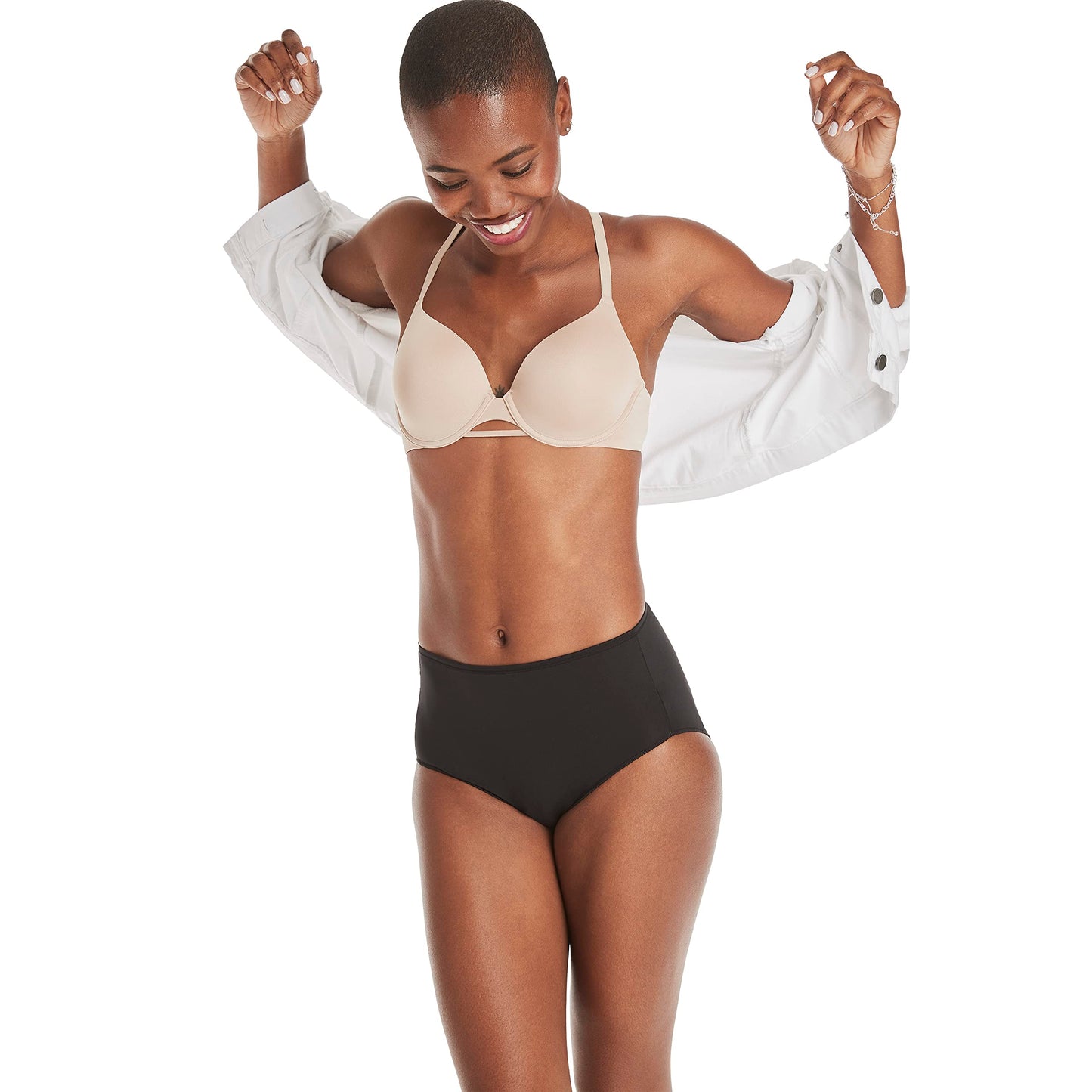 Hanes Womens Cool Comfort Microfiber Brief Underwear, 10-pack (Colors May Vary)