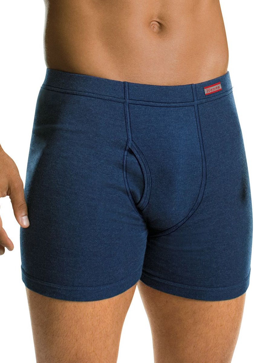 Hanes Men's Classic Microfiber Boxer Shorts 5-Pack_Assorted_X-Large