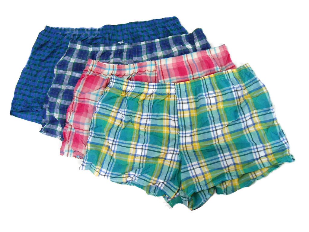Fruit of the Loom Men's 4-pack Big Man Boxers Tartan Plaid Sizes 2XB-5XB
