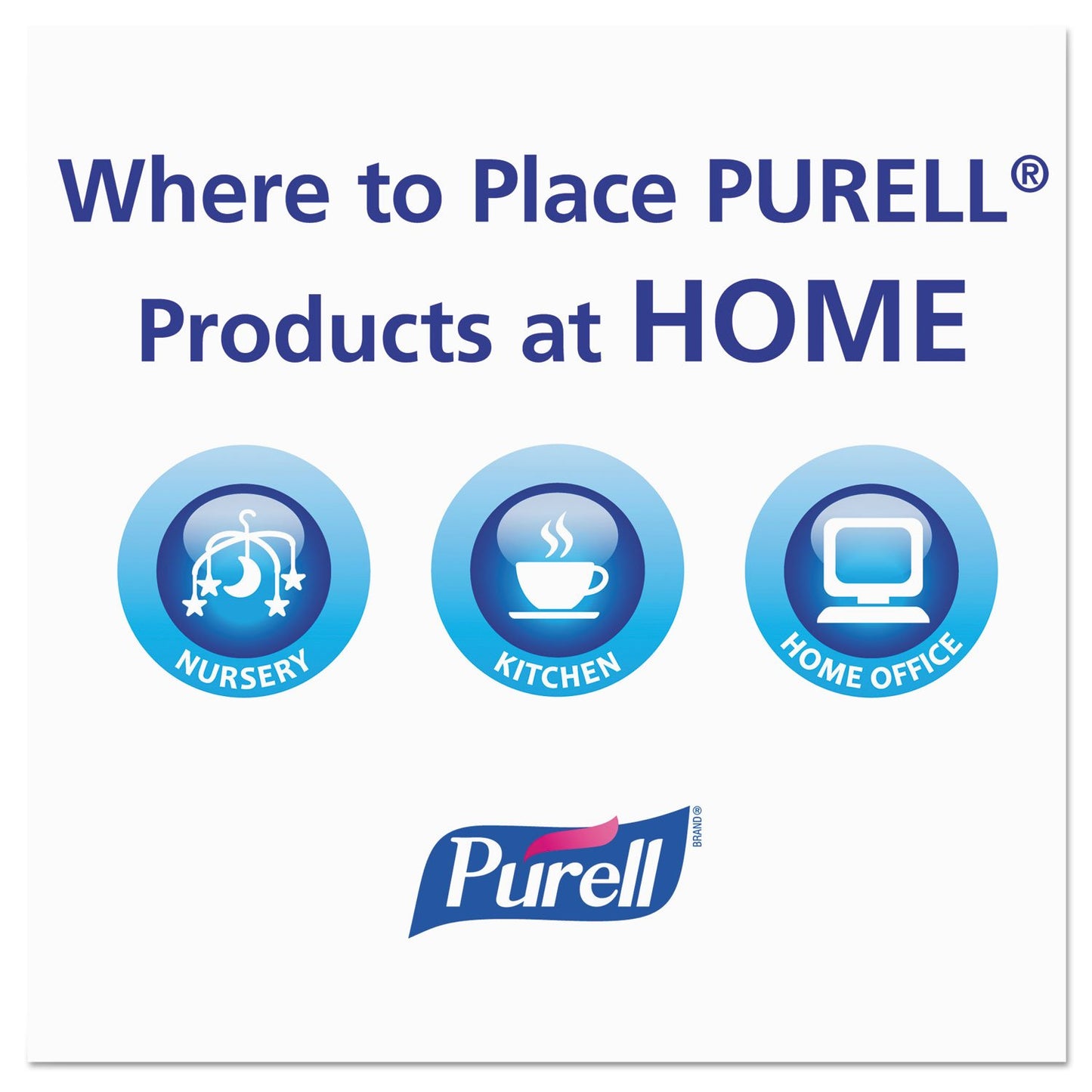 Purell Advanced Hand Sanitizer Refreshing Gel, Clean Scent, 8 fl oz Pump Bottle (Pack of 12), 9652-12