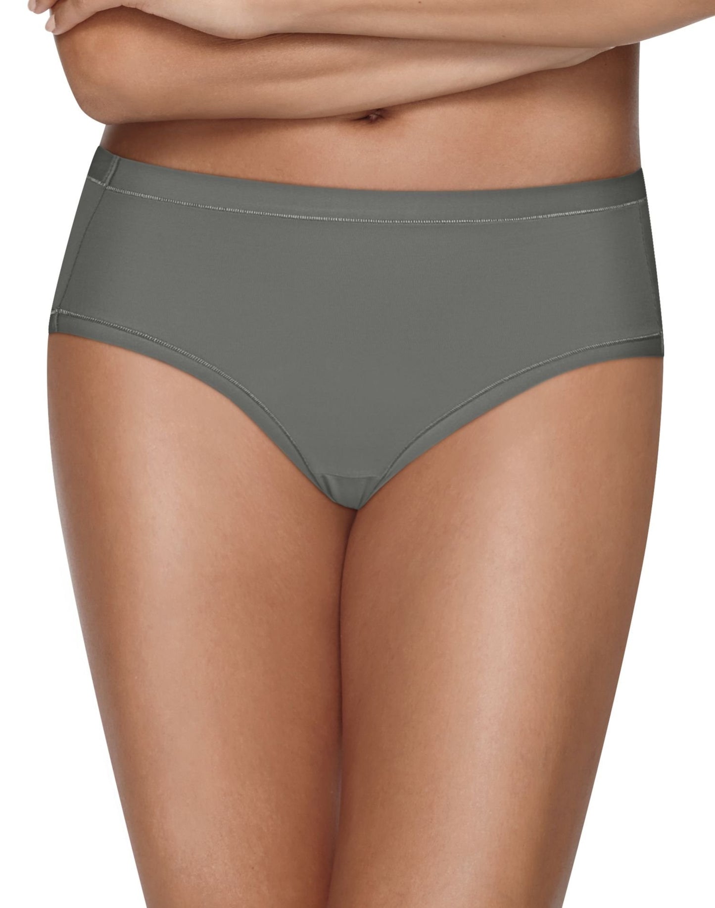 Hanes 4 Pack Ultimate Briefs White Oatmeal Heather 7