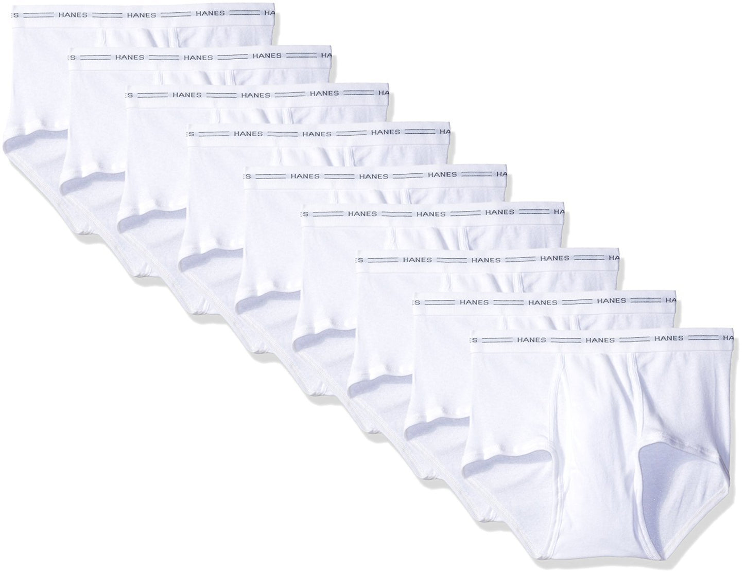 Hanes Red Label Men's 9-Pack Brief (XXXXX-Large, White)