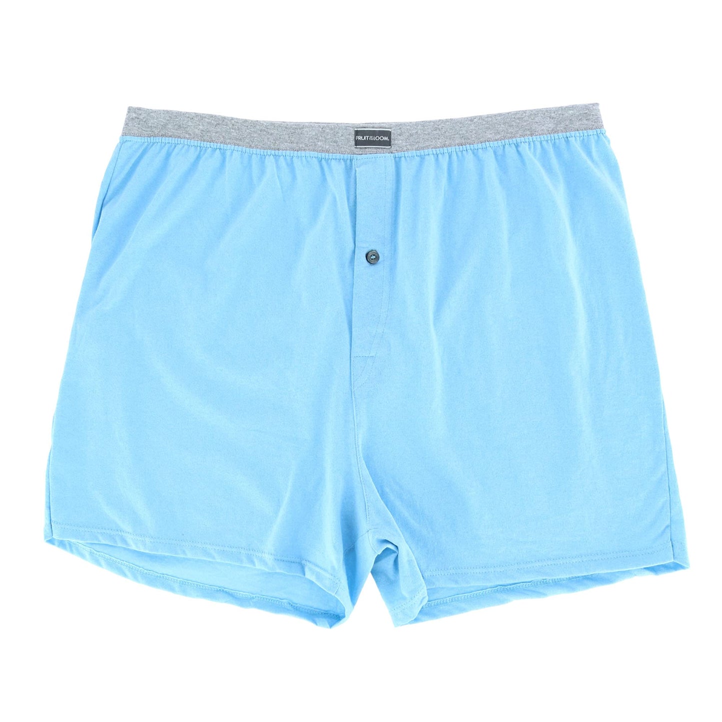 Fruit Of The Loom Mens Big Knit Boxers 4 Pack, 2XL, Assorted