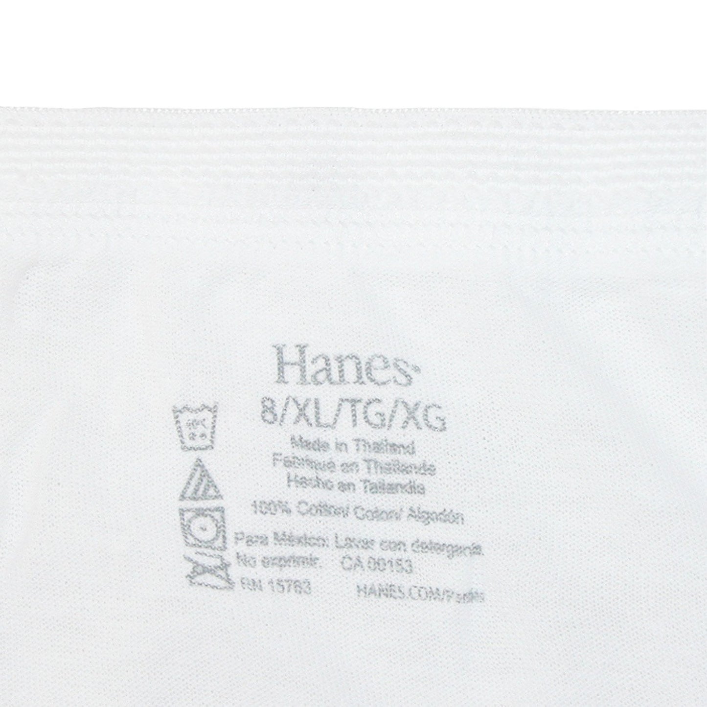 Hanes Women's Cotton Briefs (9, White)