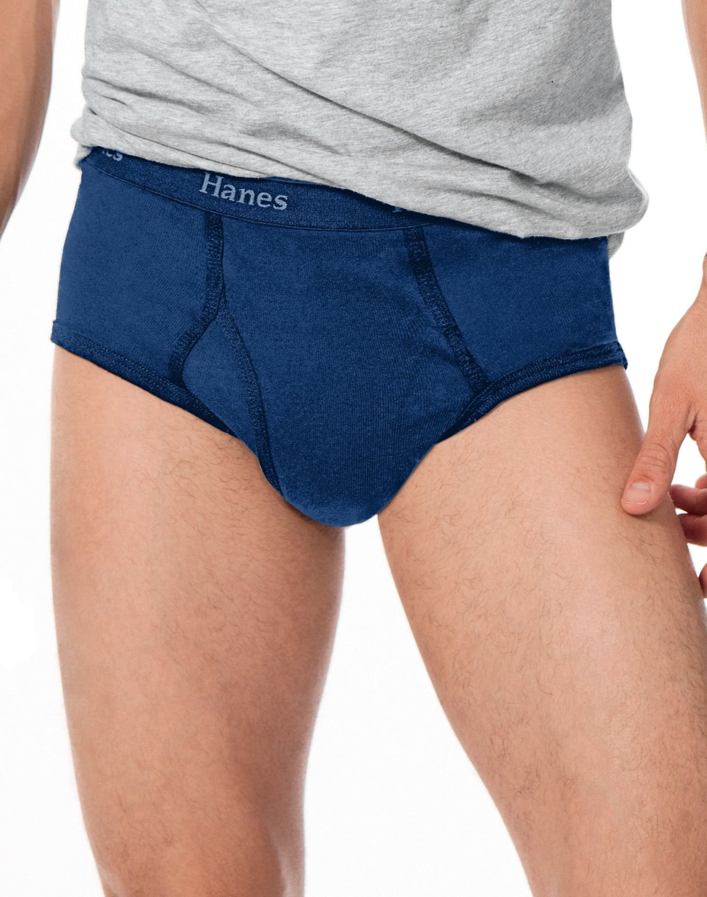 Hanes Men's Classics Briefs, 3-Pack Assorted Colors S