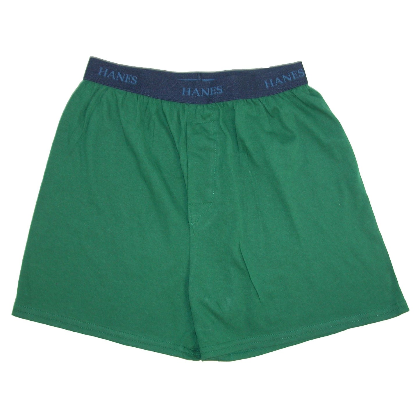 Hanes Boys' 3 Pack Ultimate Comfort Flex Solid Knit Boxer, Assorted, Medium