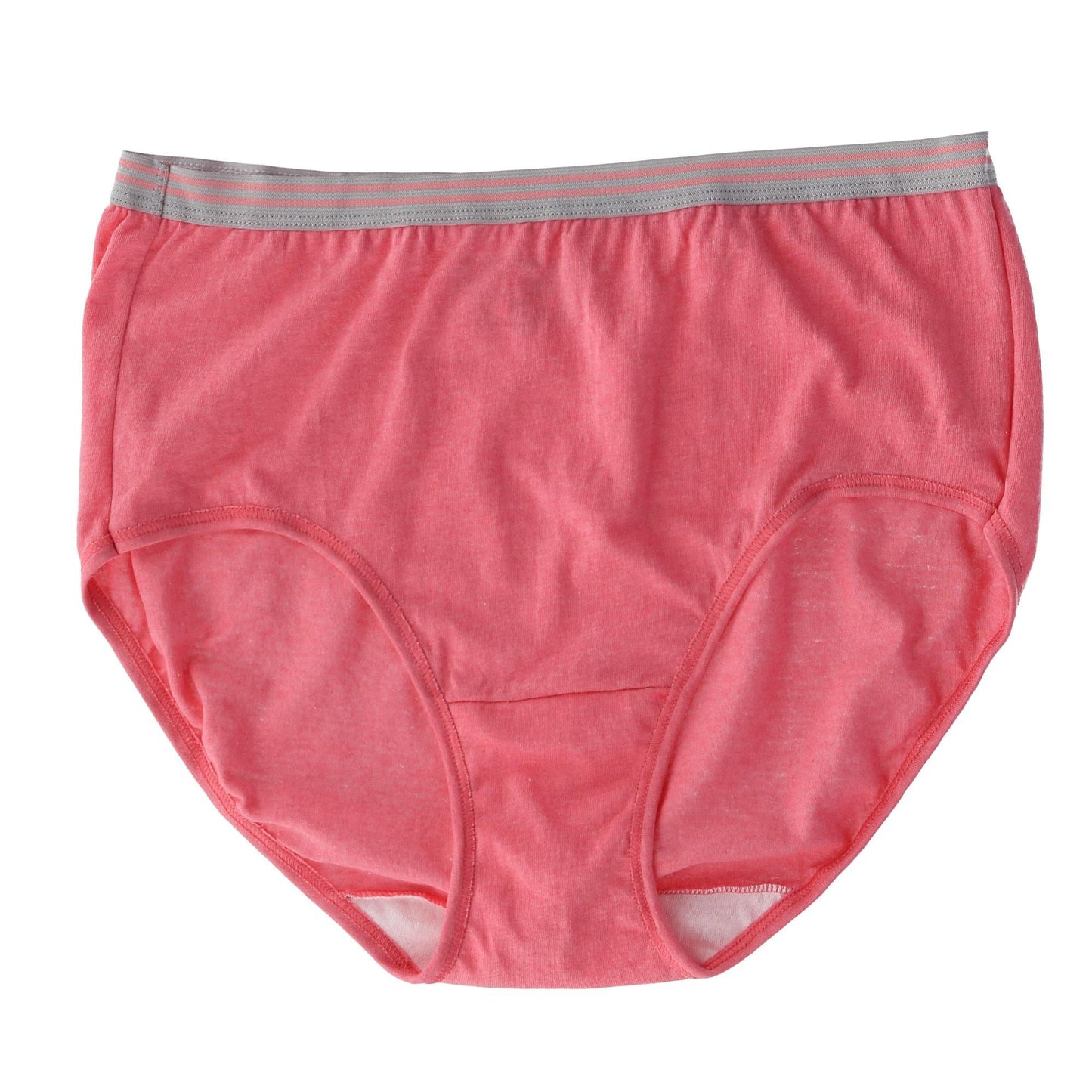 Fruit of the Loom Women's Heather Brief Underwear (6 Pair Pack), 5, Multi