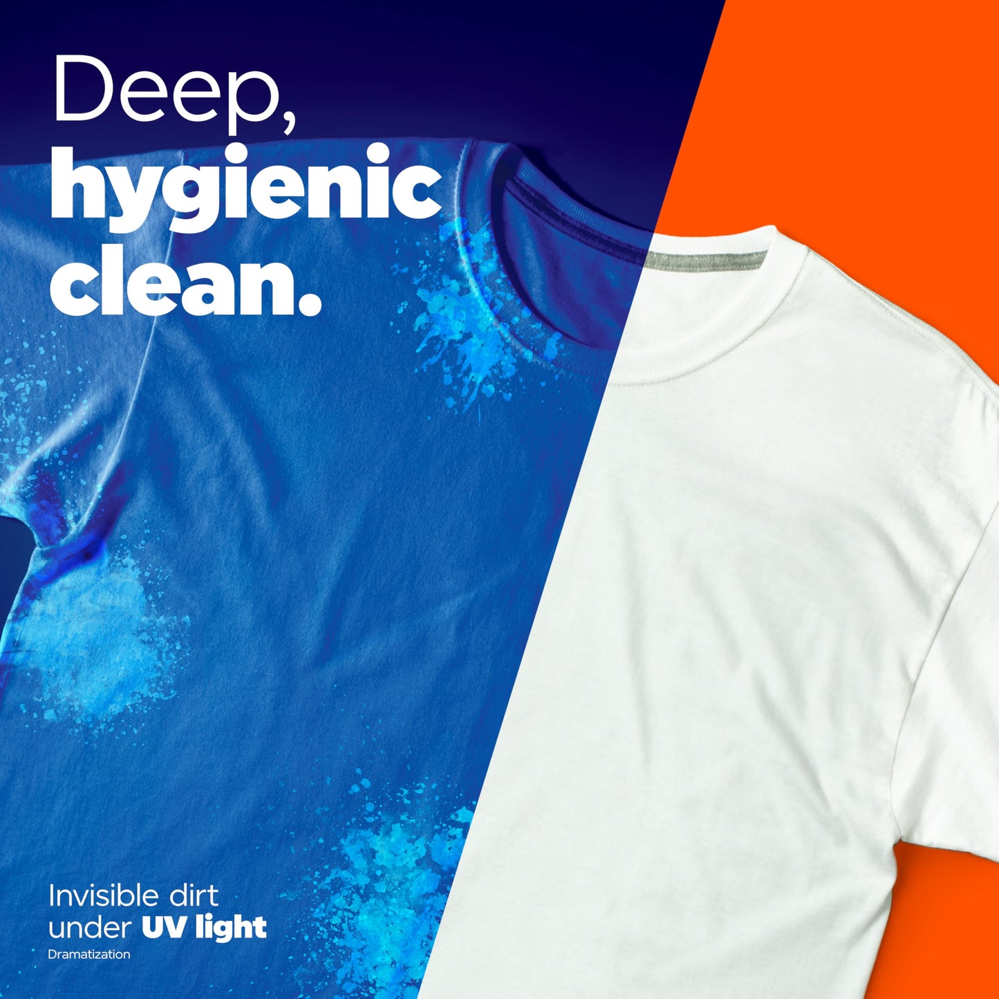Tide Hygienic Clean Heavy 10x Duty Power PODS Laundry Detergent Soap Pods, Original, 41 count, For Visible and Invisible Dirt