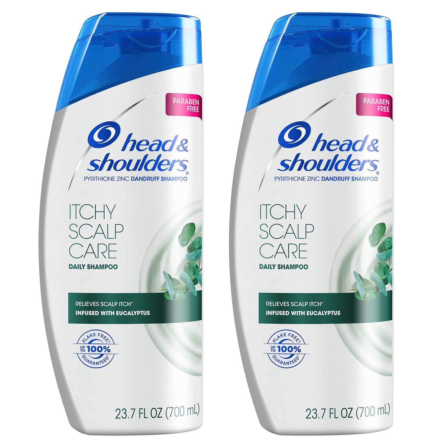 Head & Shoulders Itchy Scalp Care Anti-Dandruff Shampoo, Infused with Eucalyptus, 23.7 Fl Oz, Twin Pack