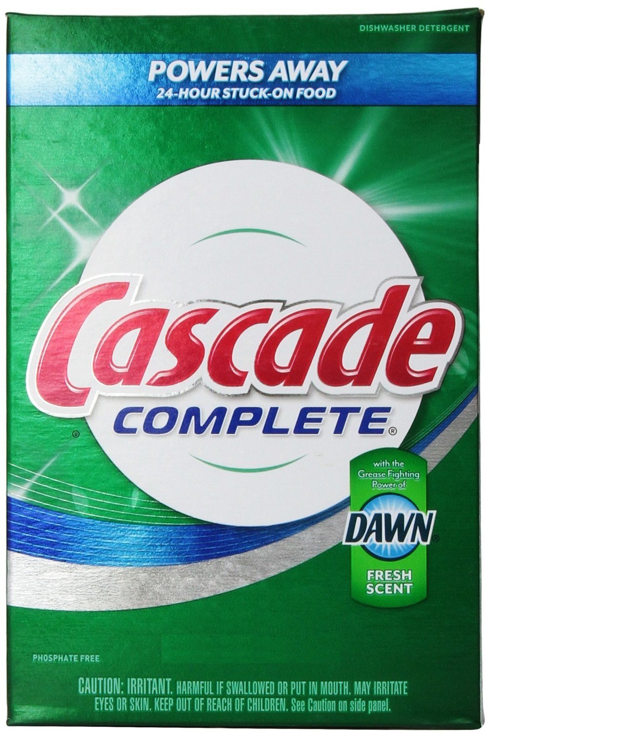 Cascade Complete, Powder Dishwasher Detergent, Fresh Scent 90 Oz (Pack of 1)