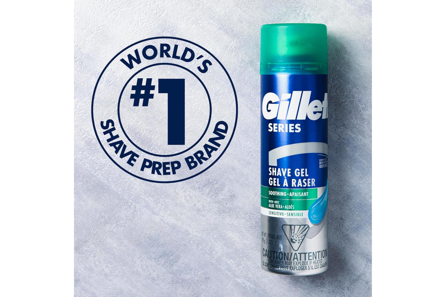 Gillette Series Shave Gel for Sensitive Skin, 2.5 Ounce