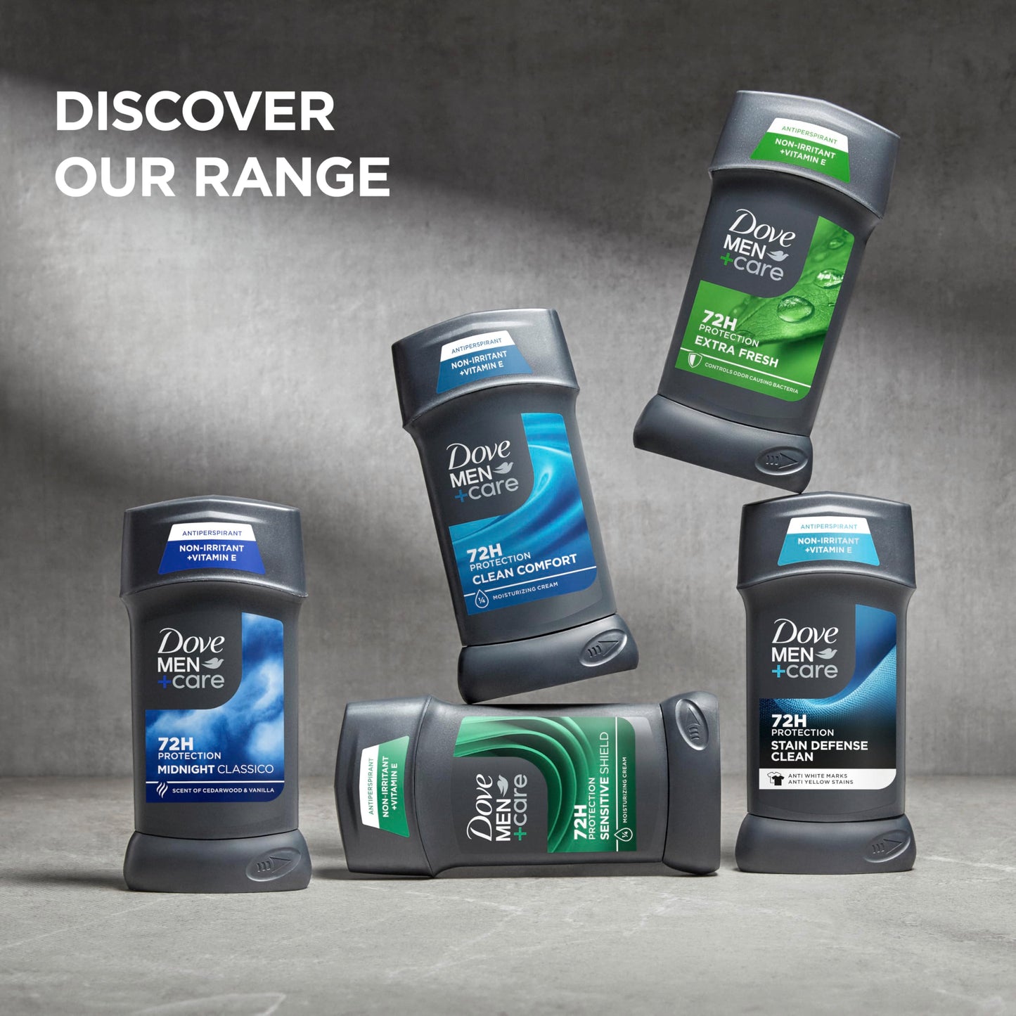Dove Men+Care Extra Fresh Men's Antiperspirant Deodorant Stick Extra Fresh With 72-hour sweat & odor protection with 1/4 Moisturizing Cream & Long-lasting Citrus Scent 2.7 oz