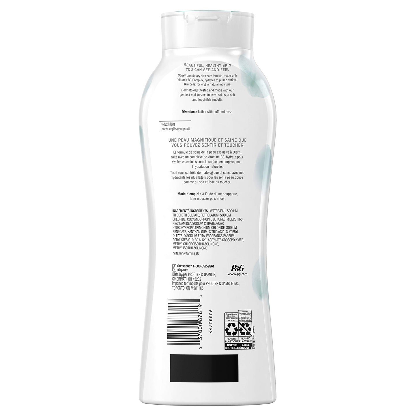 Olay Sensitive Moisture Unscented Body Wash, 364 Milliliters
