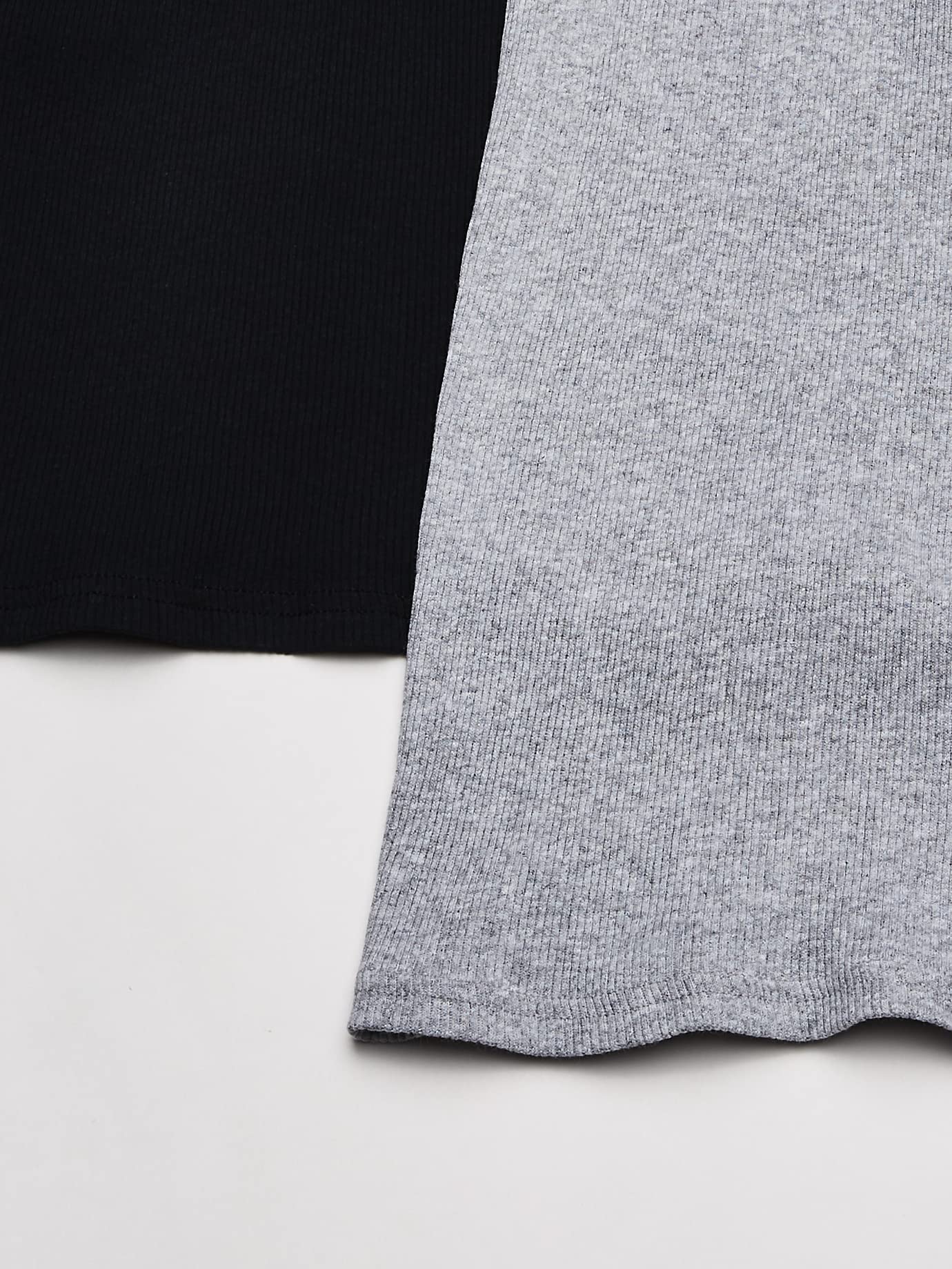 Fruit of the Loom Men's A-Shirt , Black/Grey, XX-Large(Pack of 2)